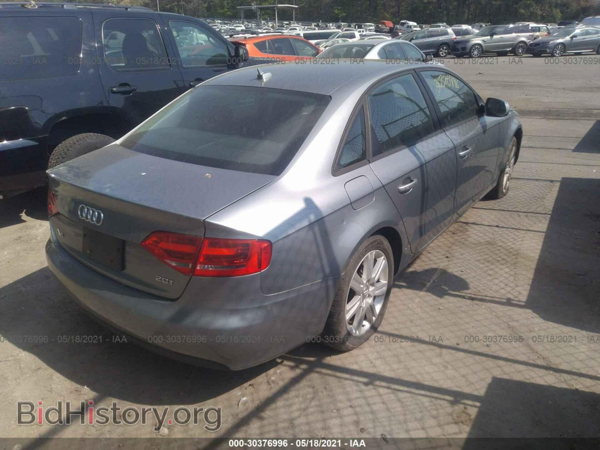 2010 AUDI A4 - VIN: WAUBFAFL5AA049637 - Фото 4