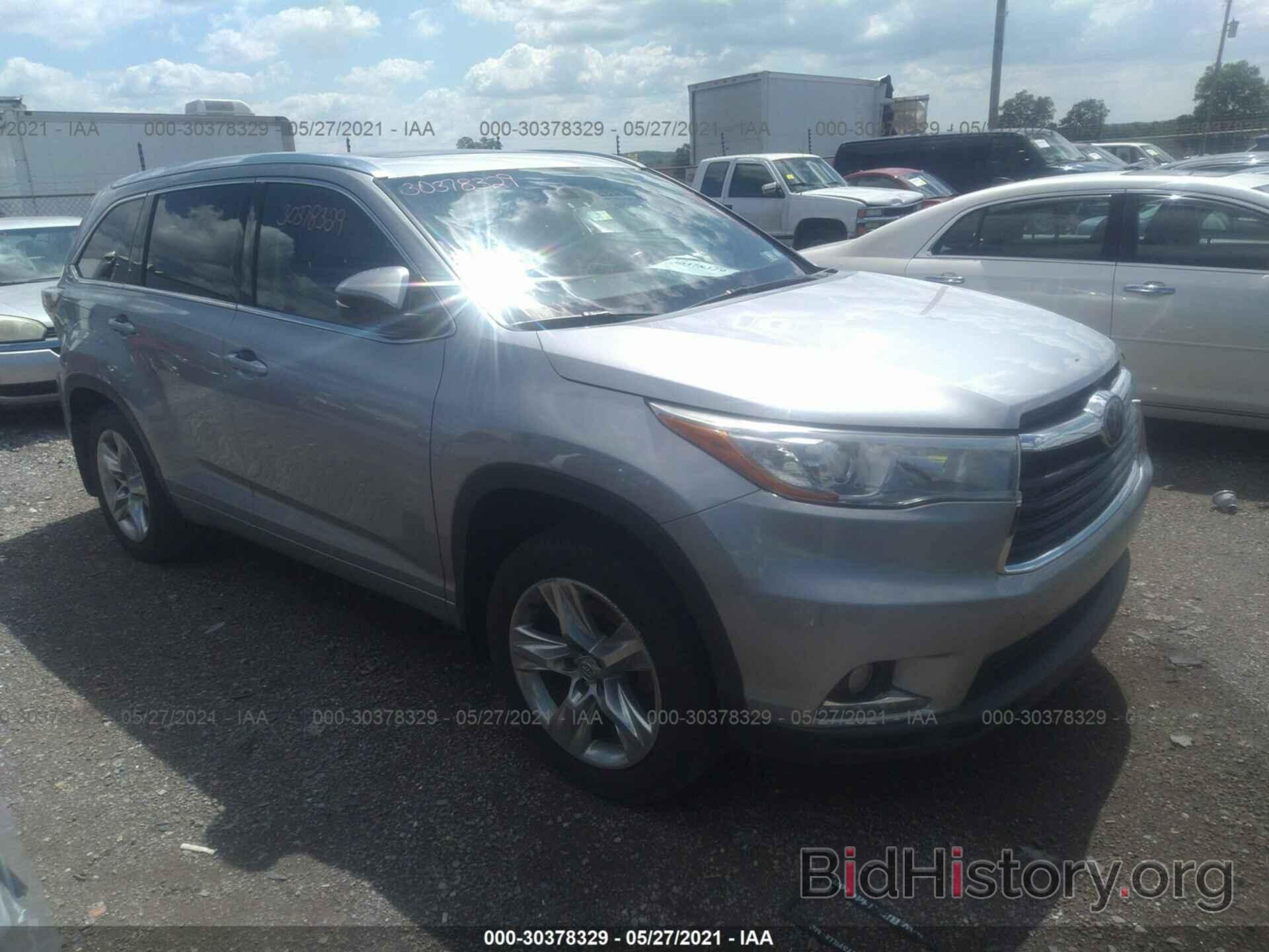 Photo 5TDDKRFH2FS148721 - TOYOTA HIGHLANDER 2015