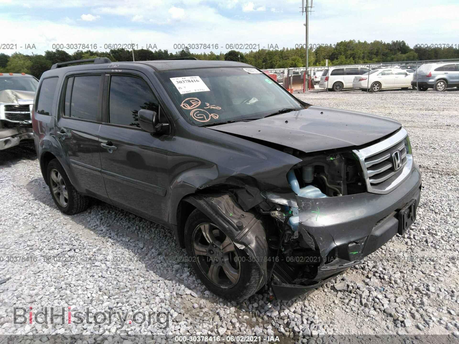 Фотография 5FNYF3H51CB031525 - HONDA PILOT 2012