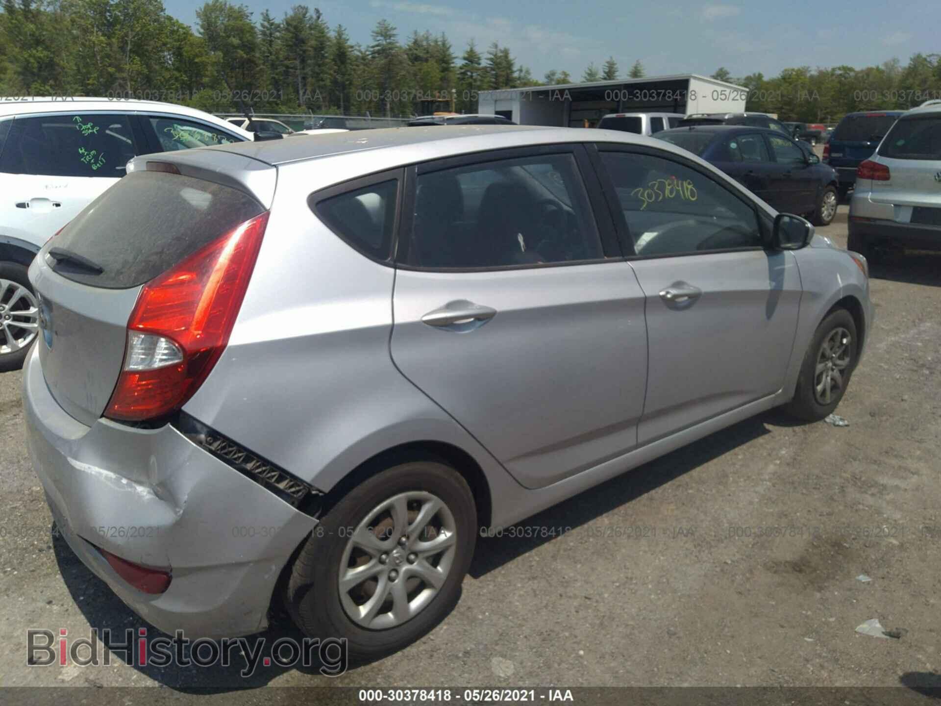 2012 HYUNDAI ACCENT - VIN: KMHCT5AE3CU025429 - Фото 4