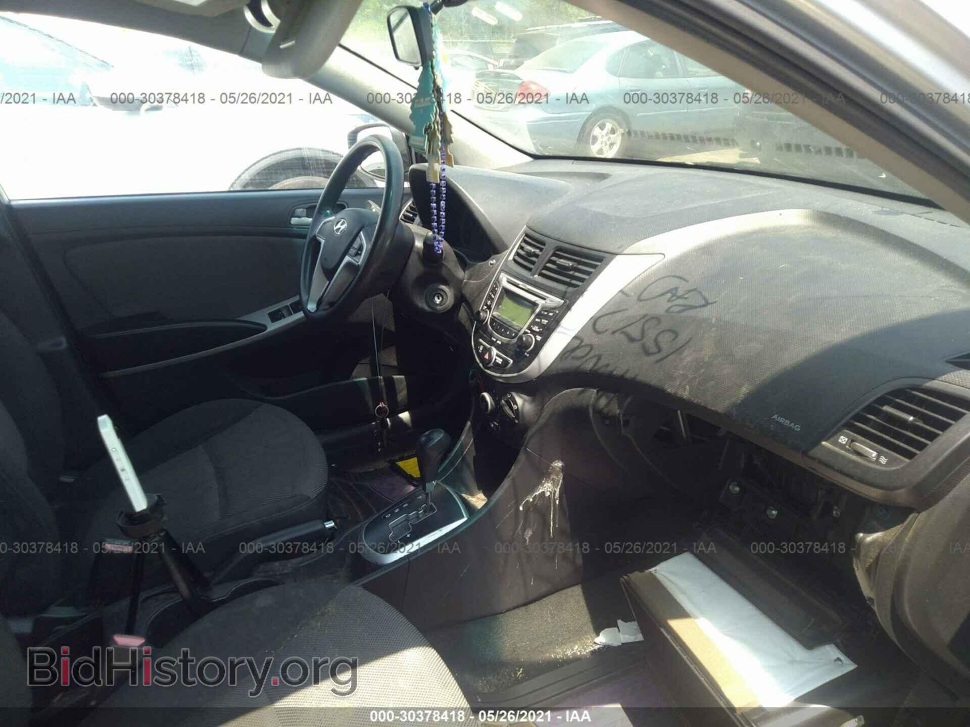 2012 HYUNDAI ACCENT - VIN: KMHCT5AE3CU025429 - Фото 5