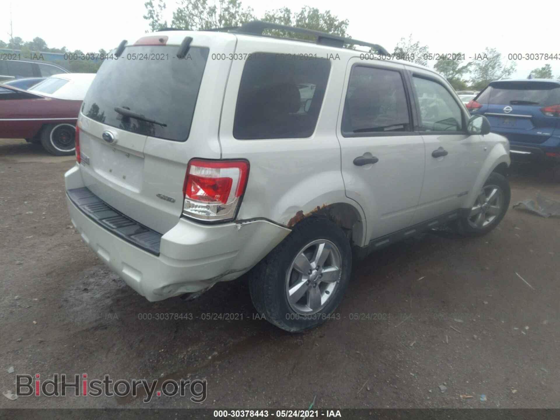 2008 FORD ESCAPE - VIN: 1FMCU93118KD15184 - Фото 4