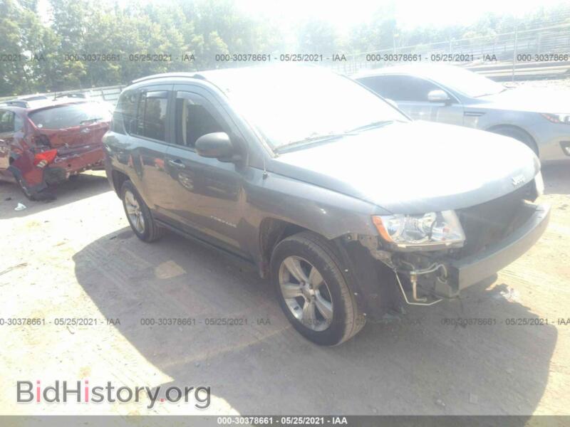 2012 Jeep COMPASS Sport (VIN 1C4NJDBB6CD540006) — photo 1 of 12, IAAI, damage: front end