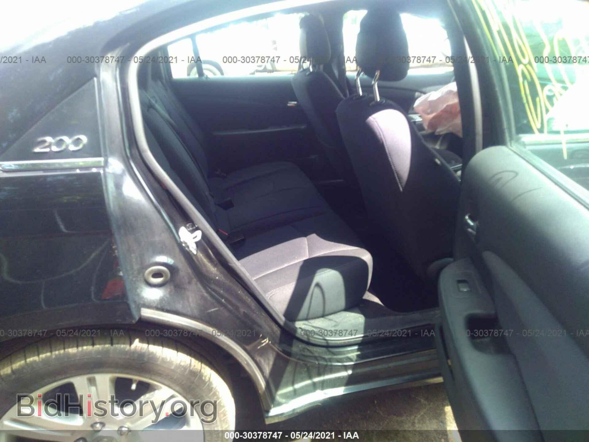 2013 CHRYSLER 200 - VIN: 1C3CCBAB1DN698650 - Фото 8