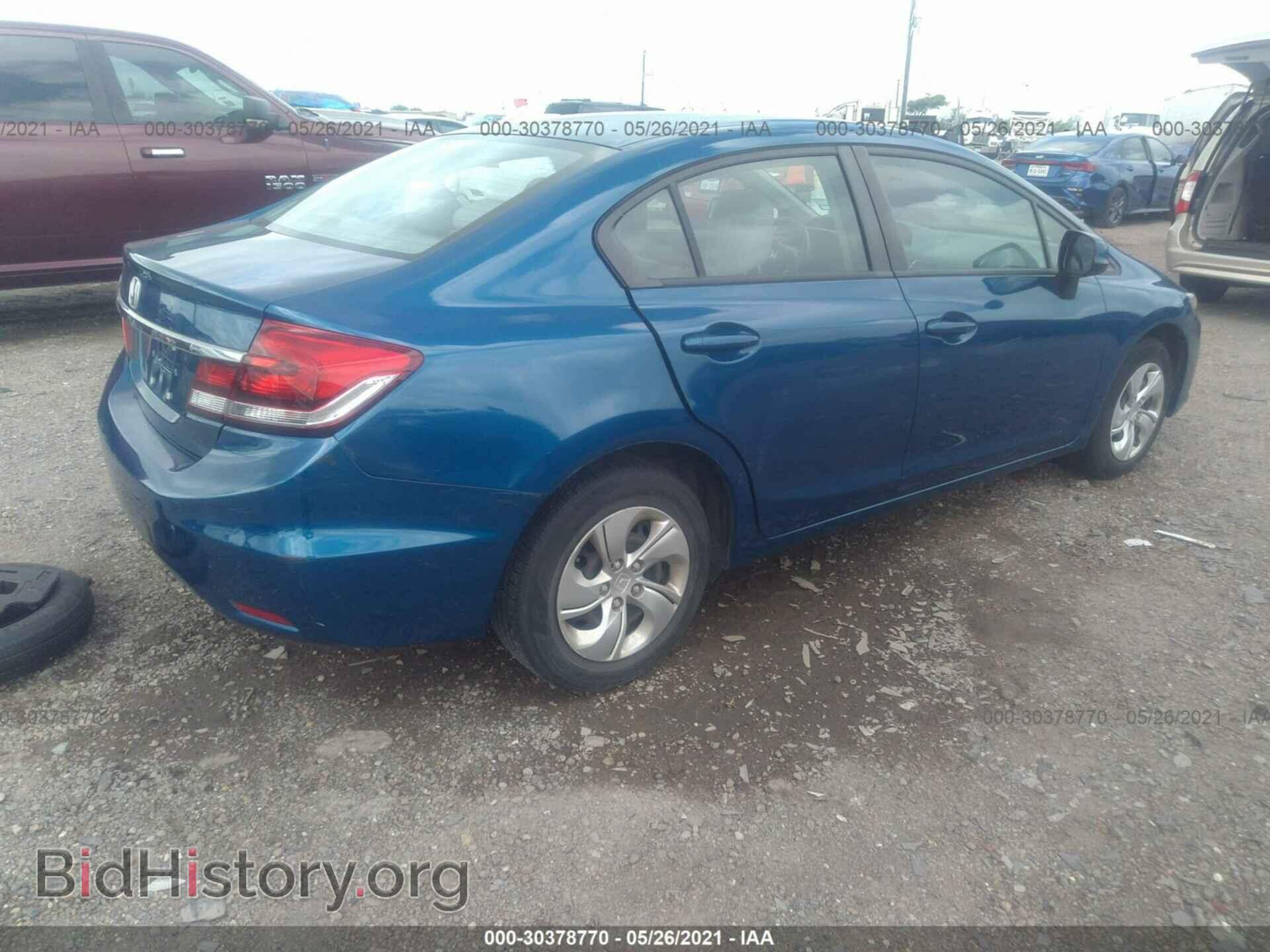 2013 HONDA CIVIC SDN - VIN: 2HGFB2F55DH601040 - Фото 4