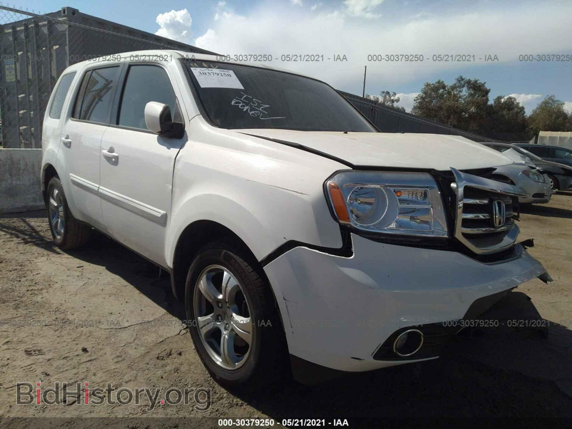 Photo 5FNYF3H44DB040664 - HONDA PILOT 2013