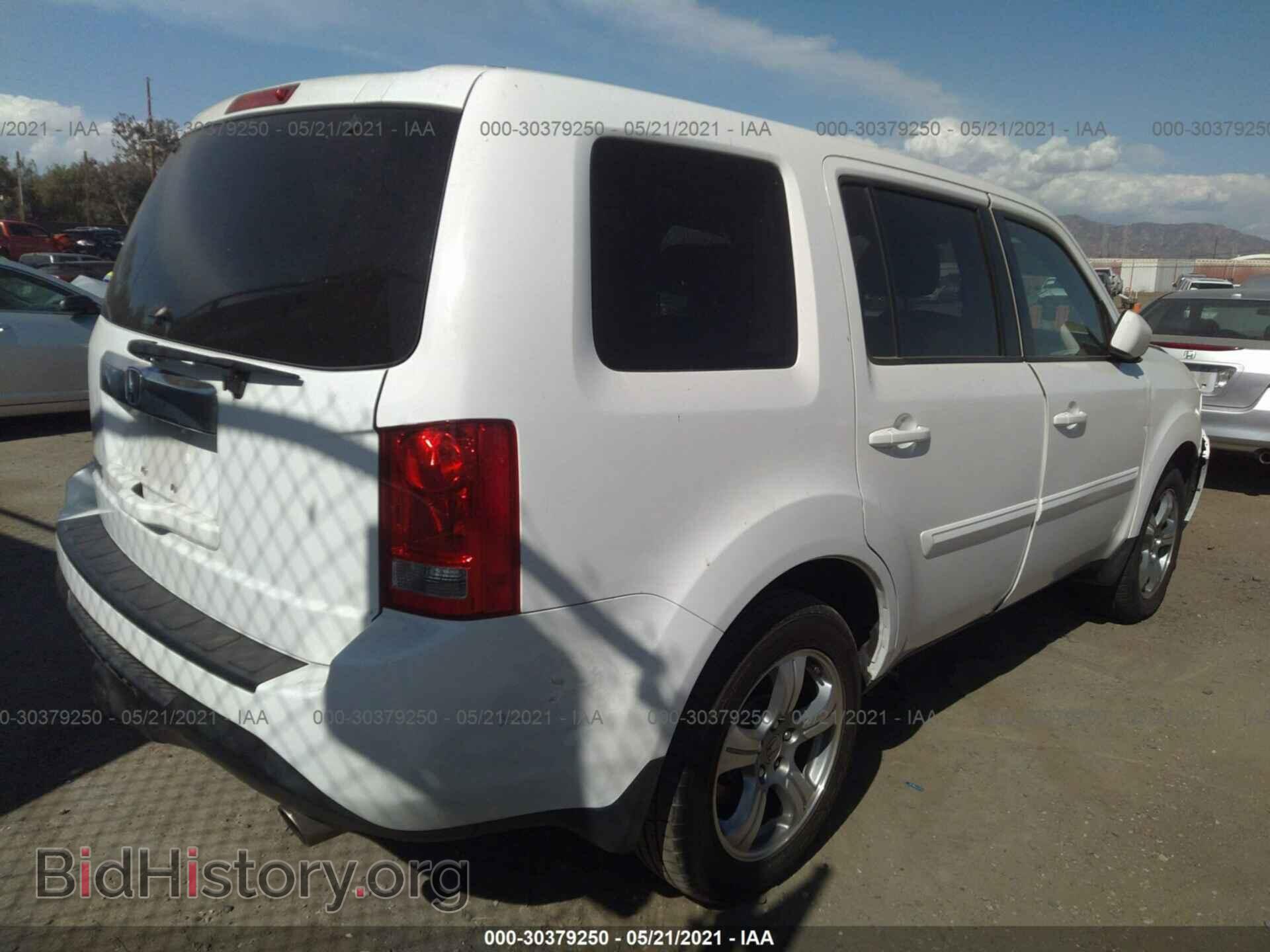2013 HONDA PILOT - VIN: 5FNYF3H44DB040664 - Фото 4