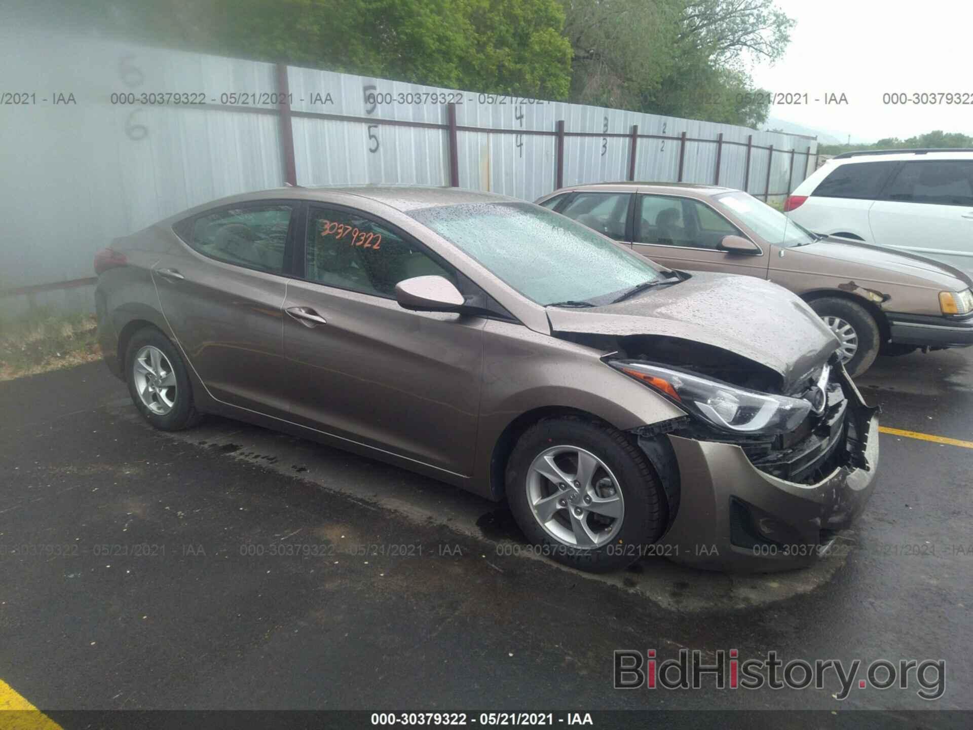 Фотография 5NPDH4AE4FH549255 - HYUNDAI ELANTRA 2015