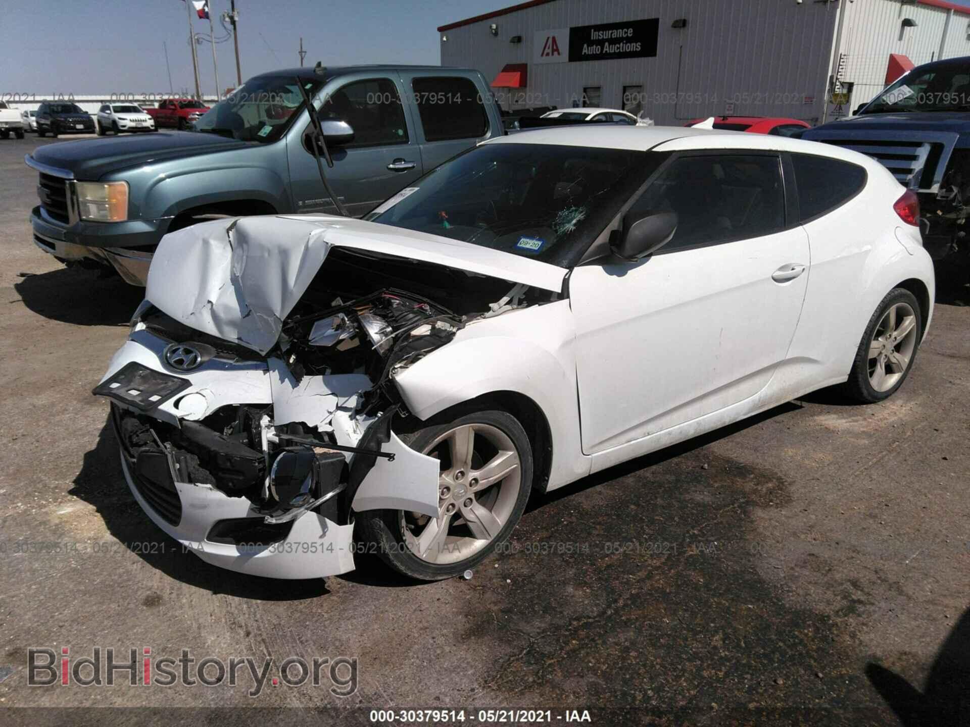 2014 HYUNDAI VELOSTER - VIN: KMHTC6AD3EU217238 - Фото 2