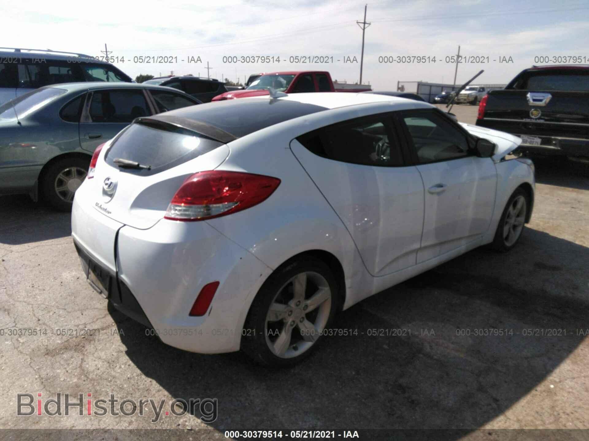 2014 HYUNDAI VELOSTER - VIN: KMHTC6AD3EU217238 - Фото 4