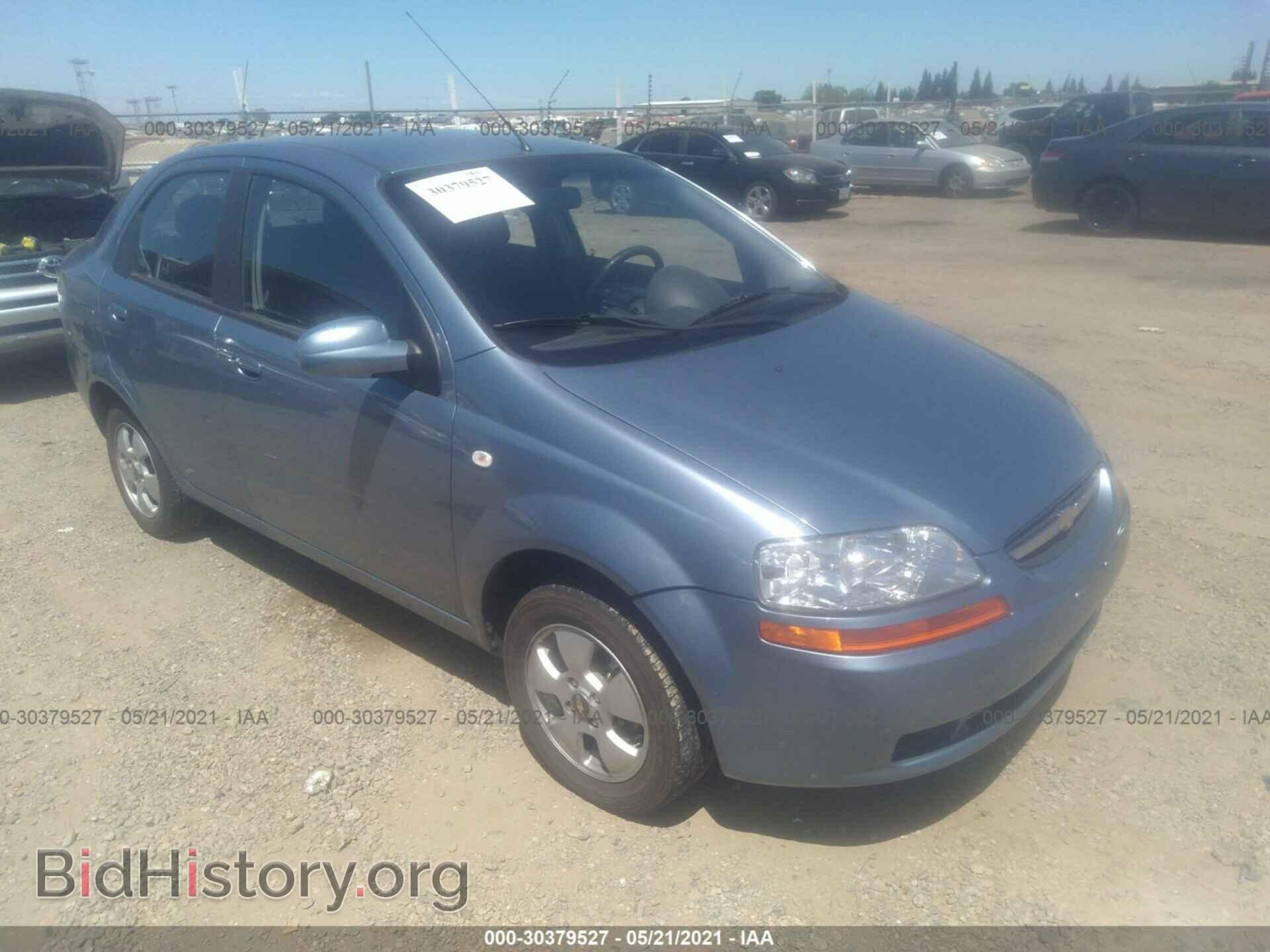 Фотография KL1TD56626B664590 - CHEVROLET AVEO 2006