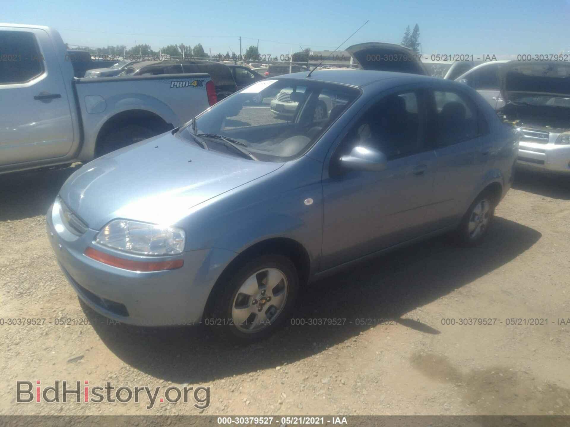 2006 CHEVROLET AVEO - VIN: KL1TD56626B664590 - Фото 2