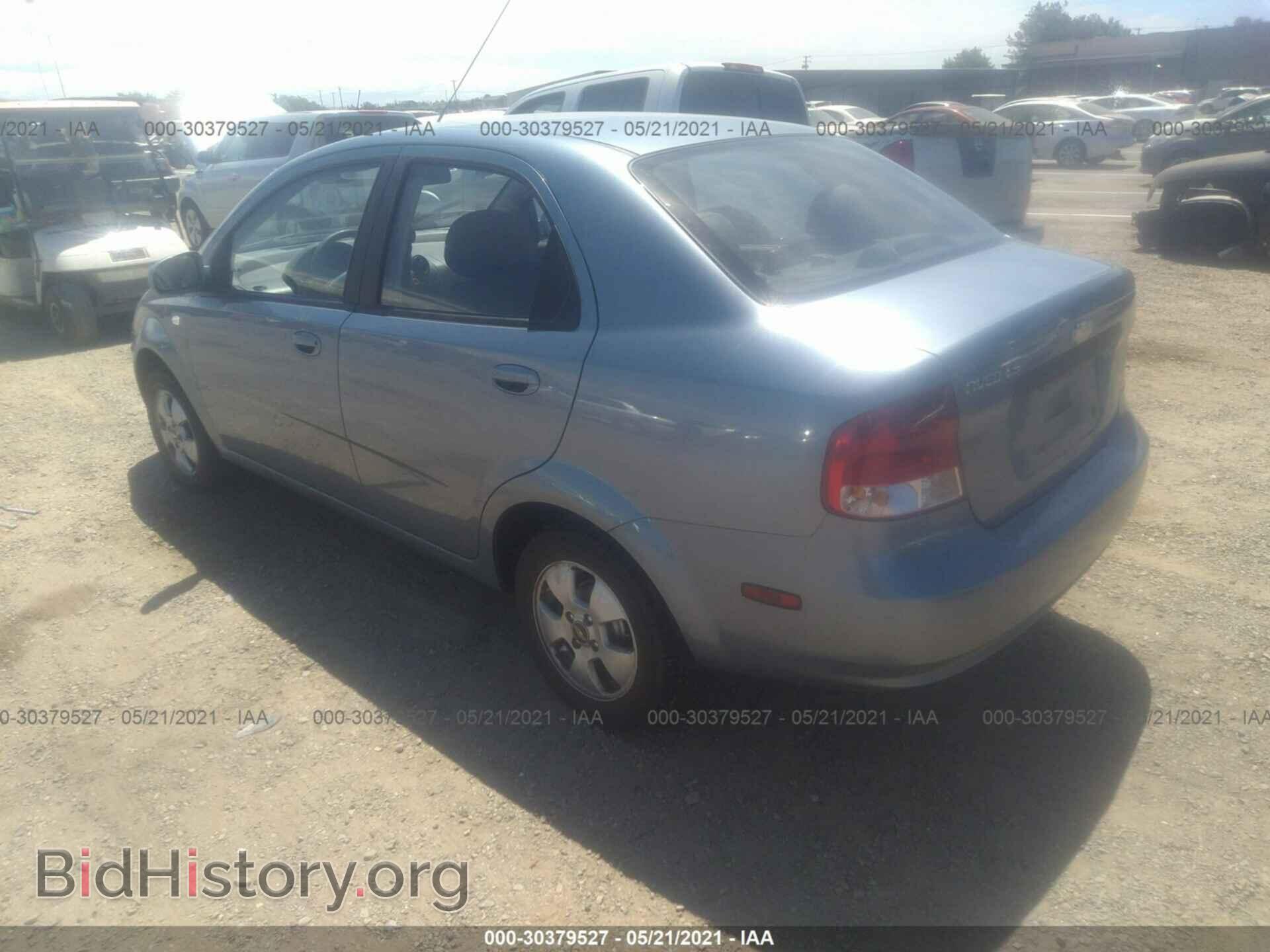 2006 CHEVROLET AVEO - VIN: KL1TD56626B664590 - Фото 3