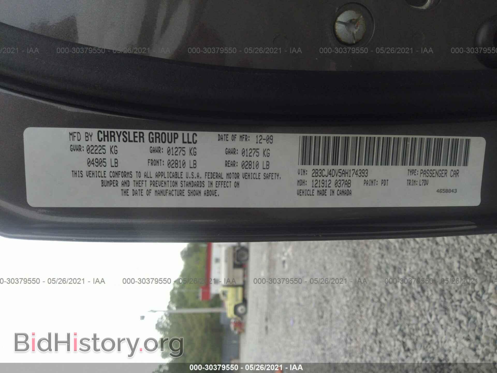 2010 DODGE CHALLENGER - VIN: 2B3CJ4DV5AH174393 - Фото 9