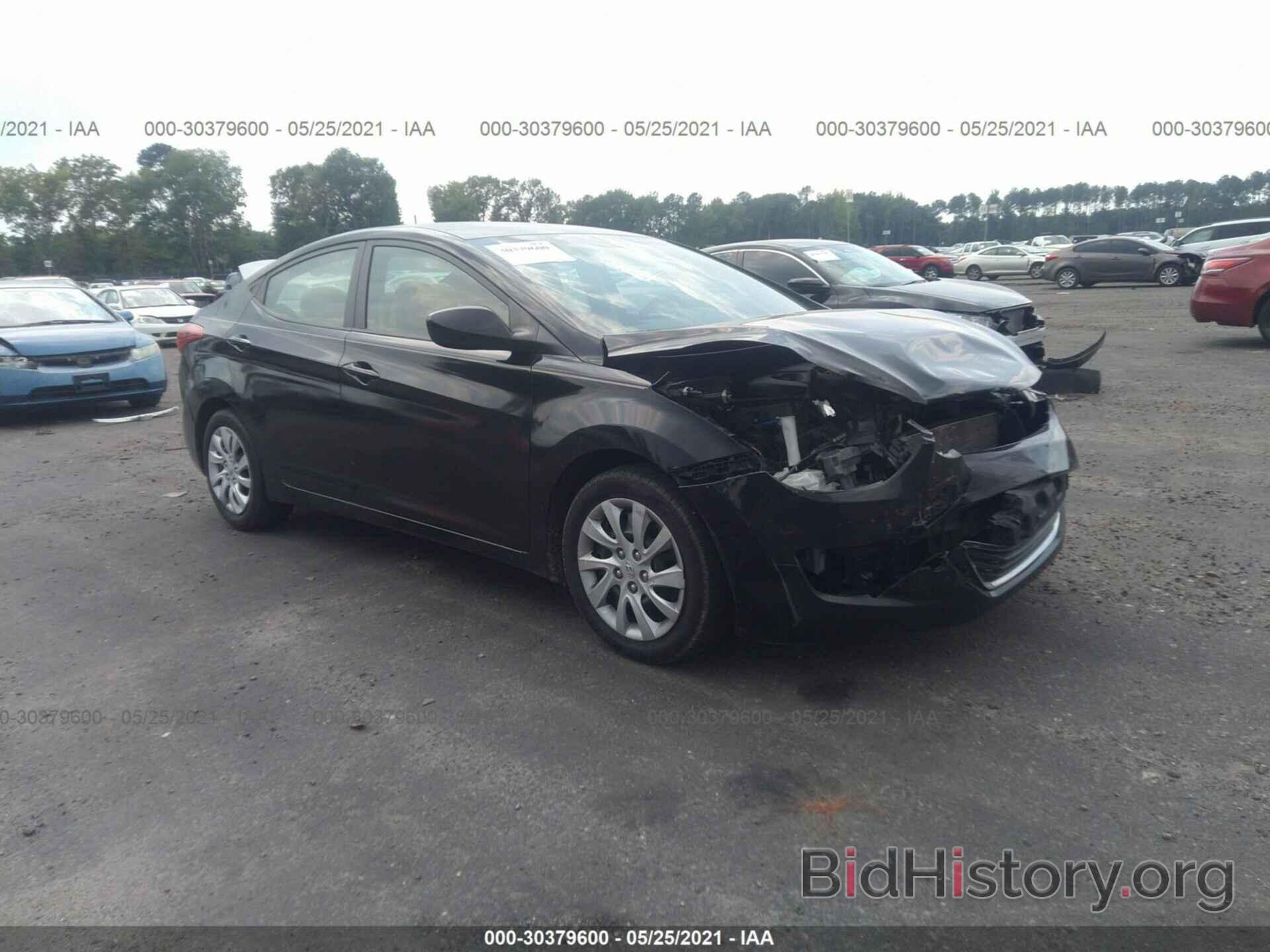 Photo 5NPDH4AE5CH139933 - HYUNDAI ELANTRA 2012