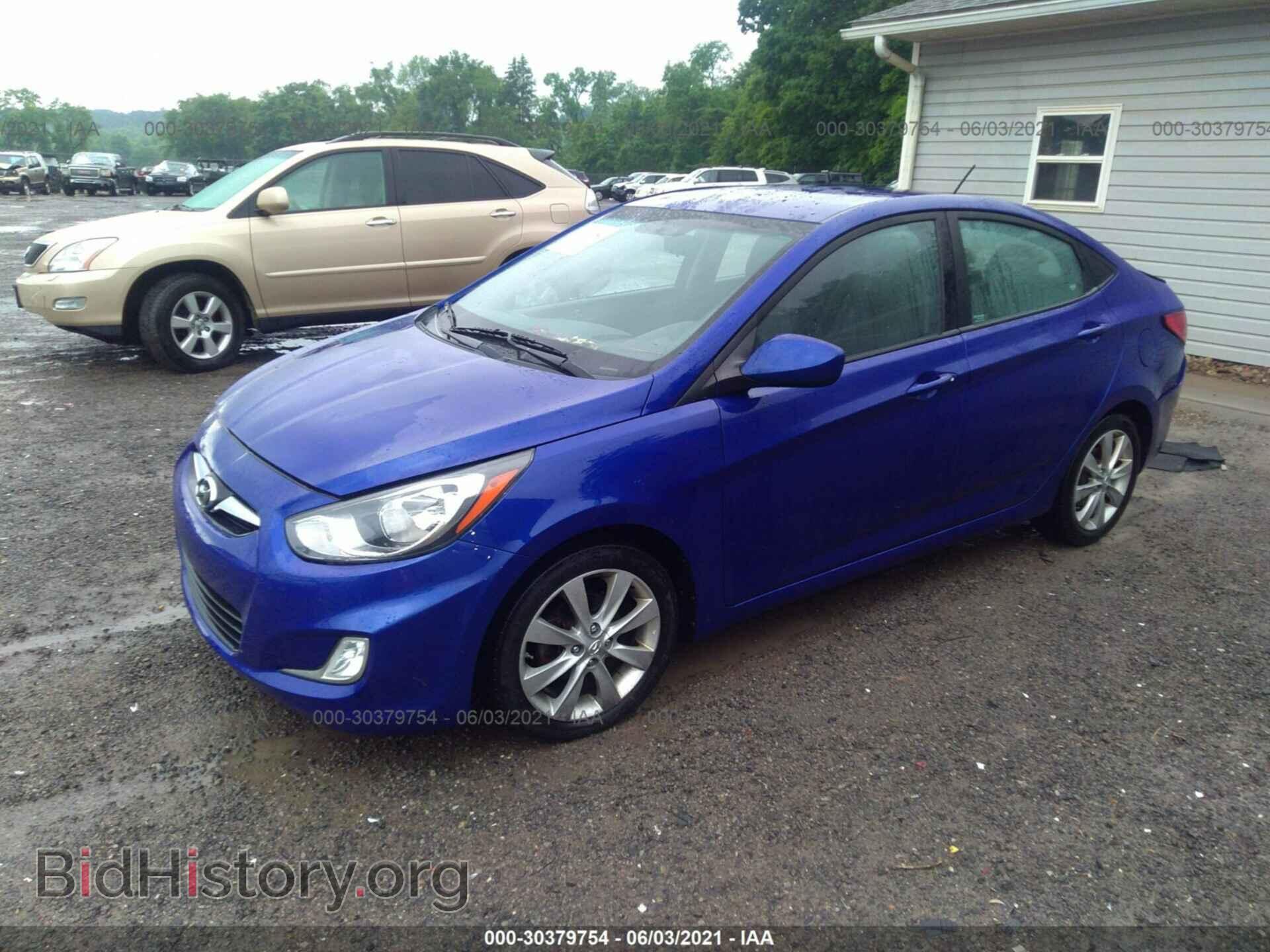 2013 HYUNDAI ACCENT - VIN: KMHCU4AE6DU341013 - Фото 2