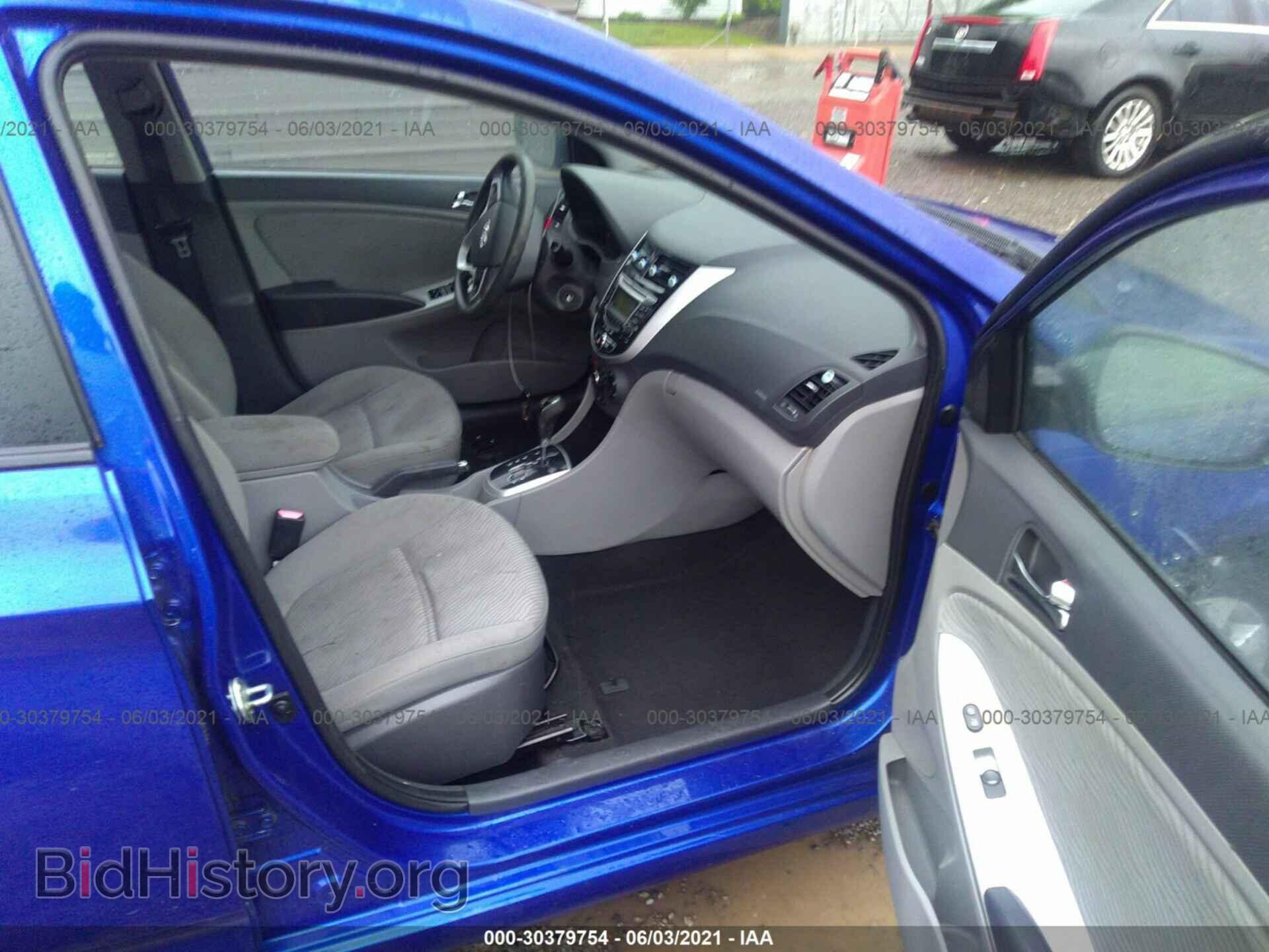 2013 HYUNDAI ACCENT - VIN: KMHCU4AE6DU341013 - Фото 5