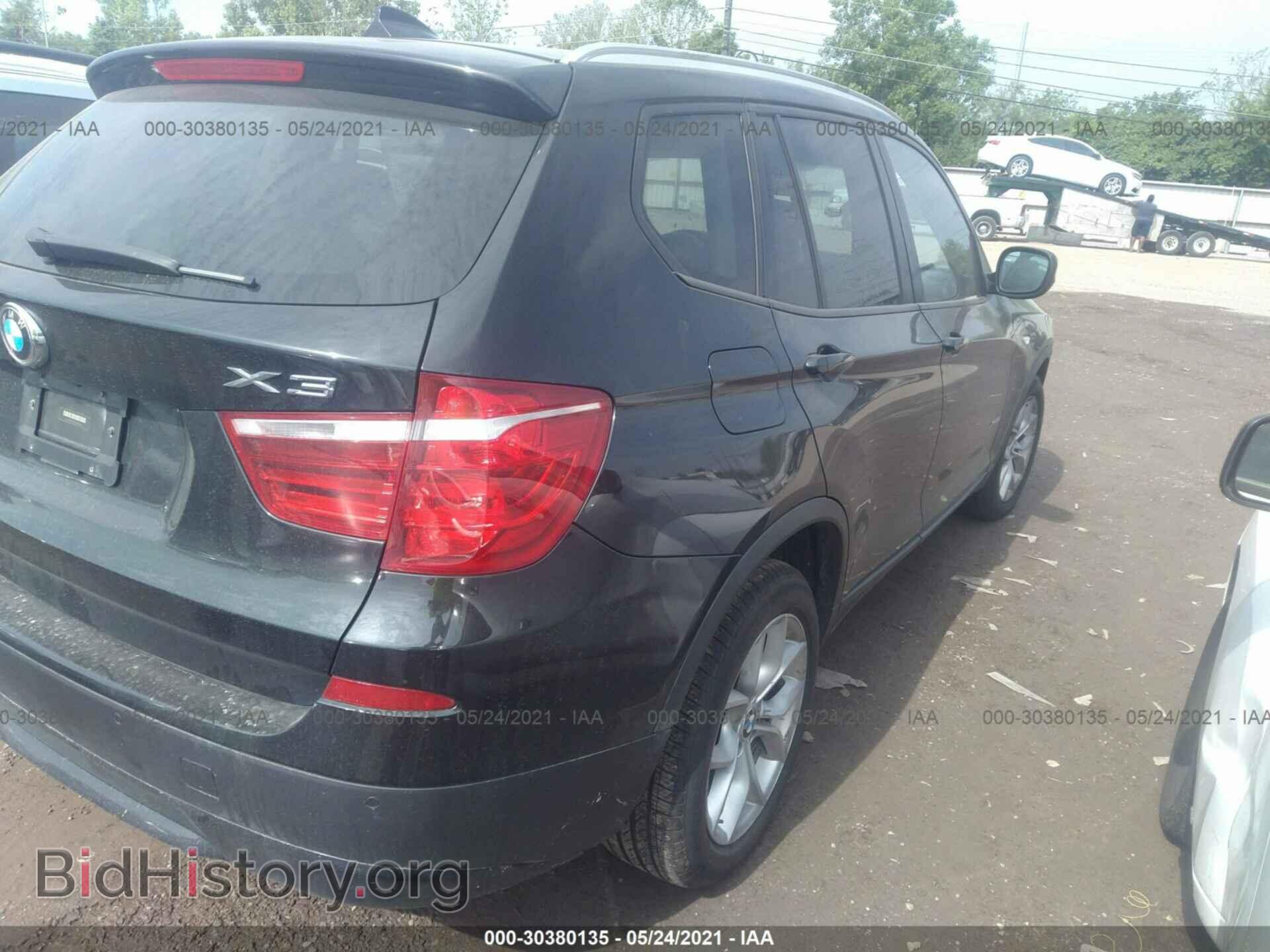 2013 BMW X3 - VIN: 5UXWX7C54DL977909 - Фото 4