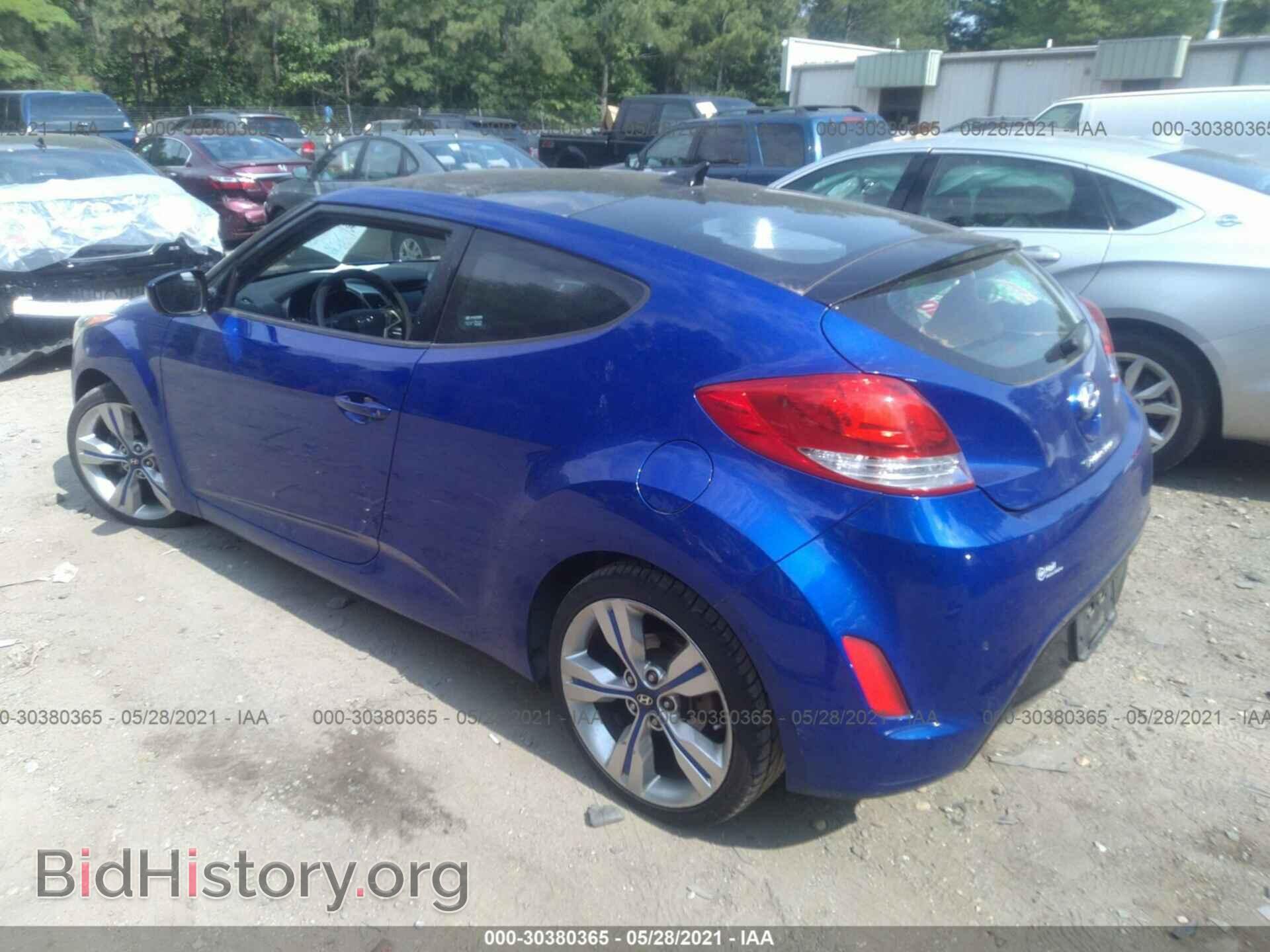 2013 HYUNDAI VELOSTER - VIN: KMHTC6AD8DU161473 - Фото 3