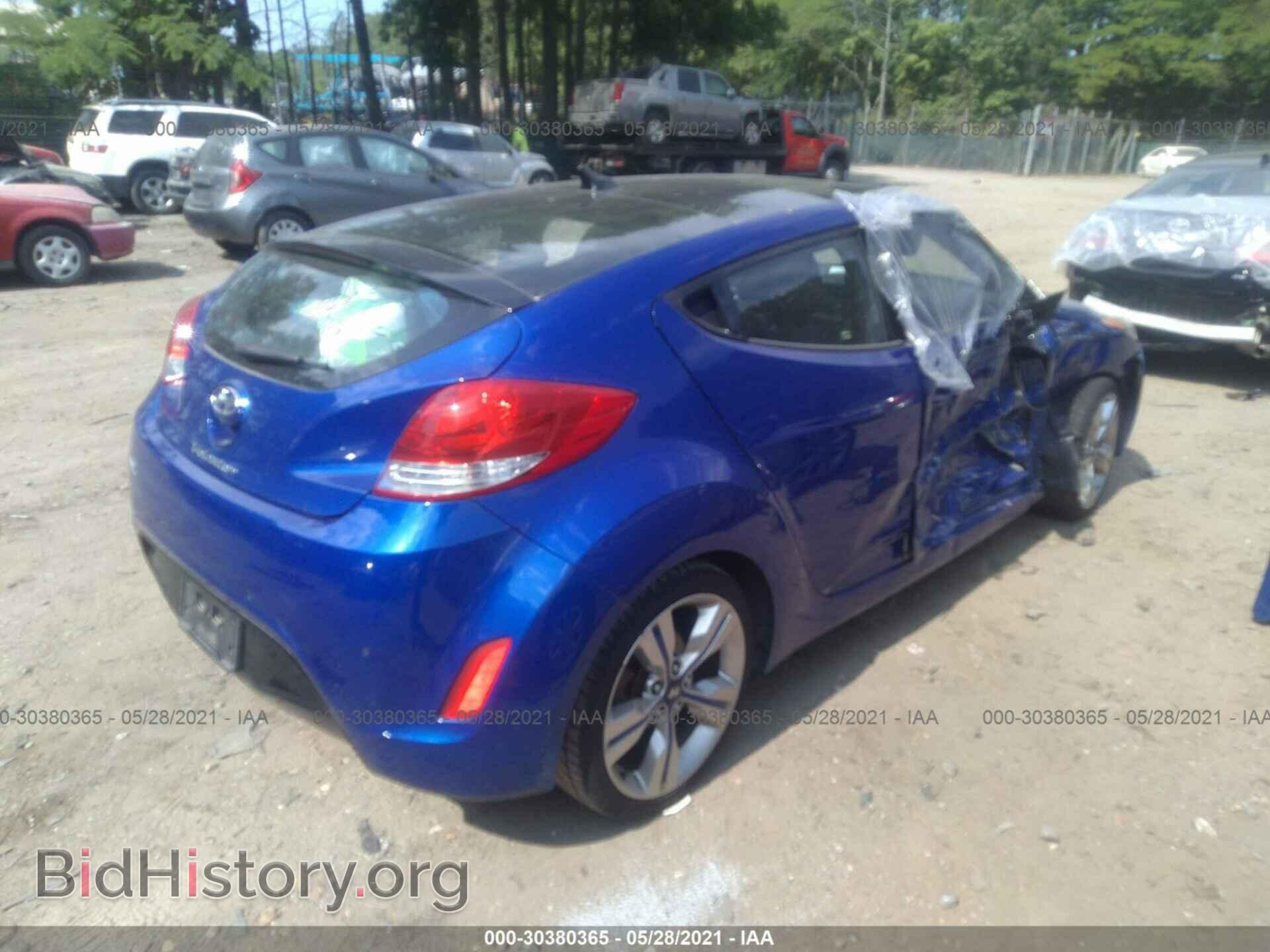 2013 HYUNDAI VELOSTER - VIN: KMHTC6AD8DU161473 - Фото 4