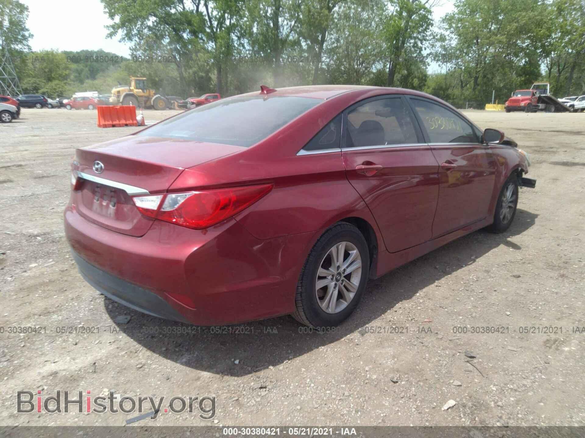 2014 HYUNDAI SONATA - VIN: 5NPEB4AC0EH856876 - Фото 4