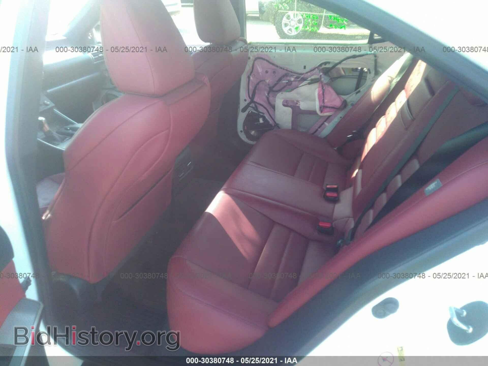 2015 LEXUS IS 350 - VIN: JTHCE1D20F5005919 - Фото 8