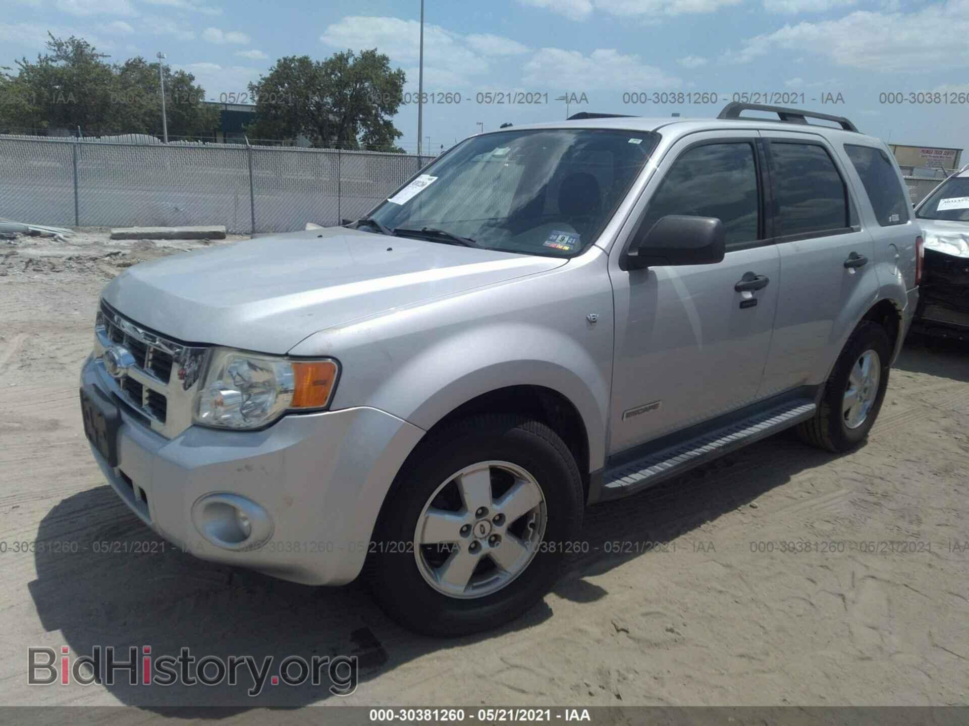2008 FORD ESCAPE - VIN: 1FMCU93148KB36816 - Фото 2