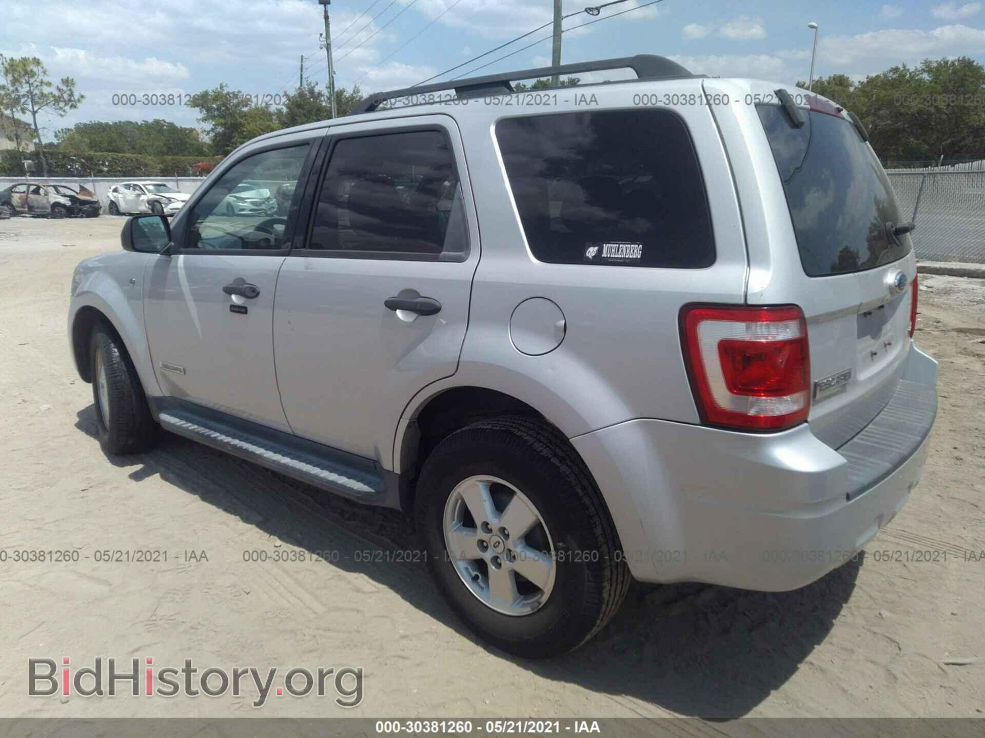 2008 FORD ESCAPE - VIN: 1FMCU93148KB36816 - Фото 3