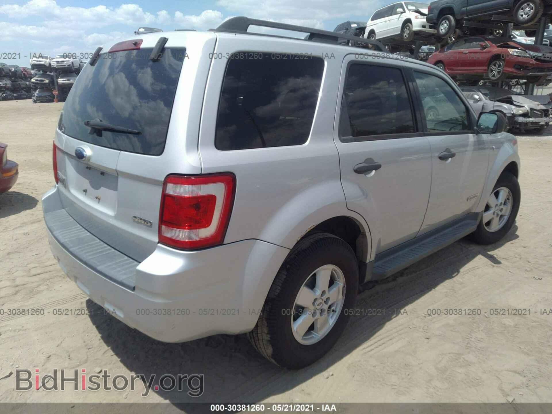 2008 FORD ESCAPE - VIN: 1FMCU93148KB36816 - Фото 4