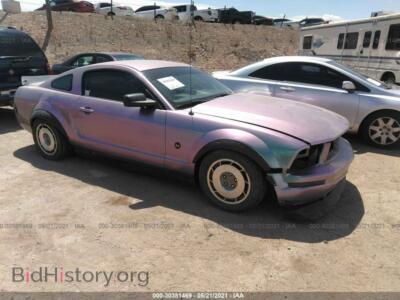 2006 Ford MUSTANG Standard/Deluxe/Premium, purple — VIN 1ZVFT80N465178207, IAAI