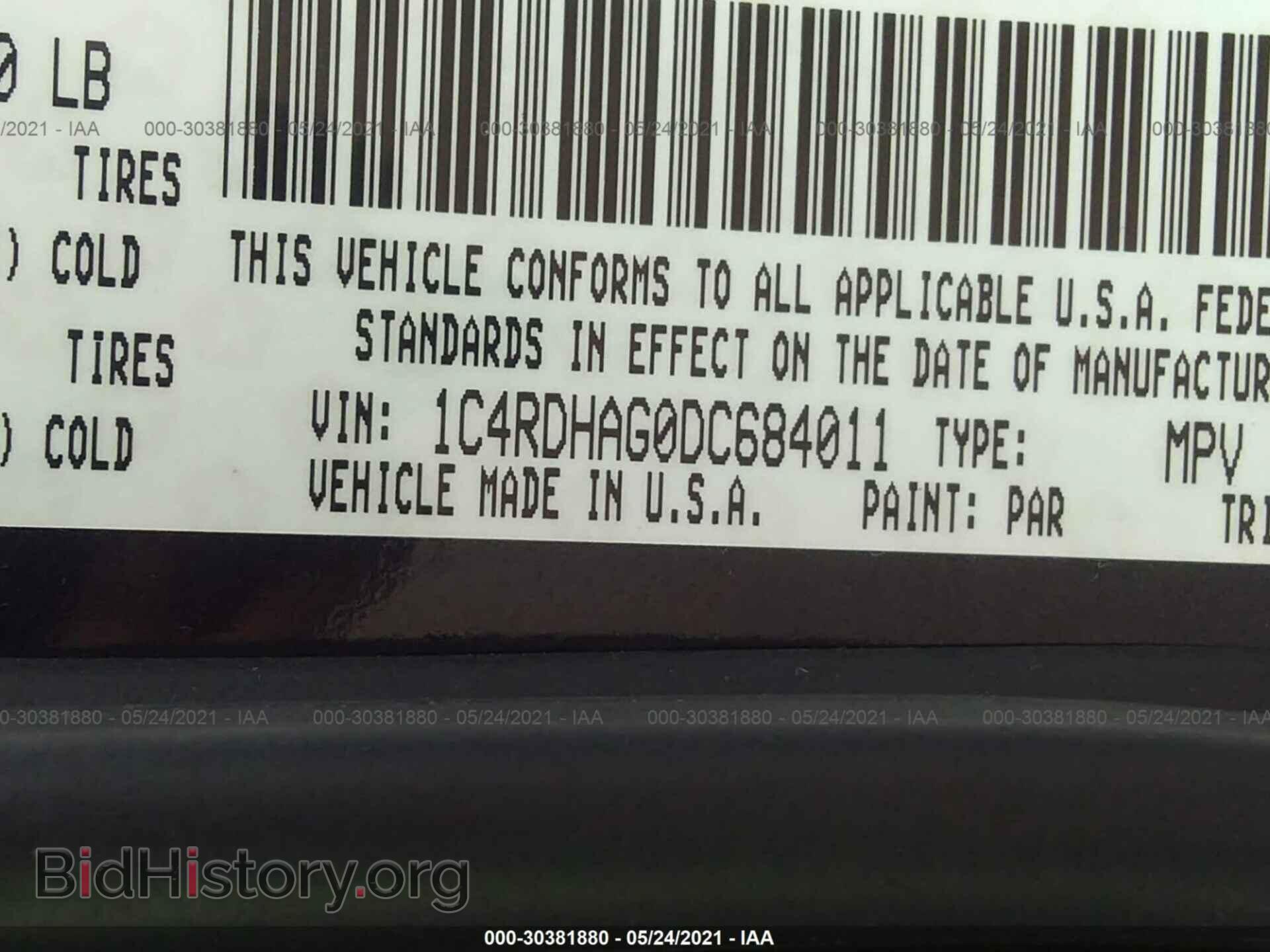 2013 DODGE DURANGO - VIN: 1C4RDHAG0DC684011 - Photo 9
