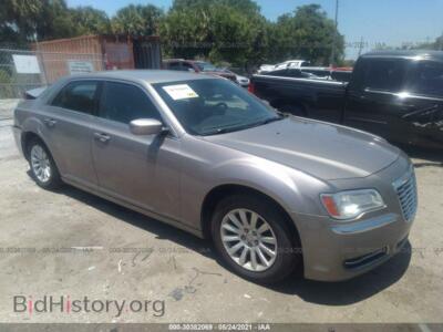 2014 Chrysler 300, silver — VIN 2C3CCAAG4EH327238, IAAI