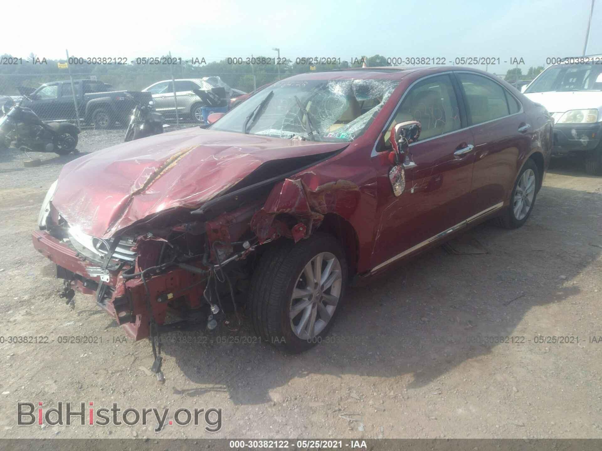 2012 LEXUS ES 350 - VIN: JTHBK1EG9C2489987 - Фото 2