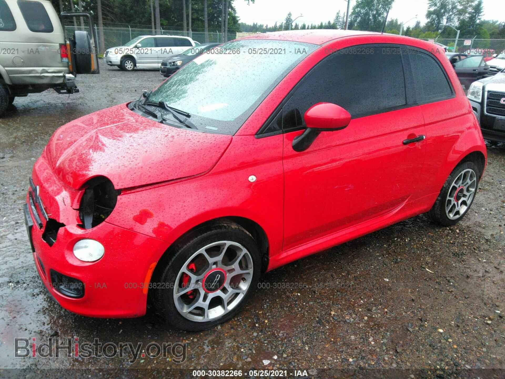 2015 FIAT 500 - VIN: 3C3CFFBR3FT623588 - Фото 2