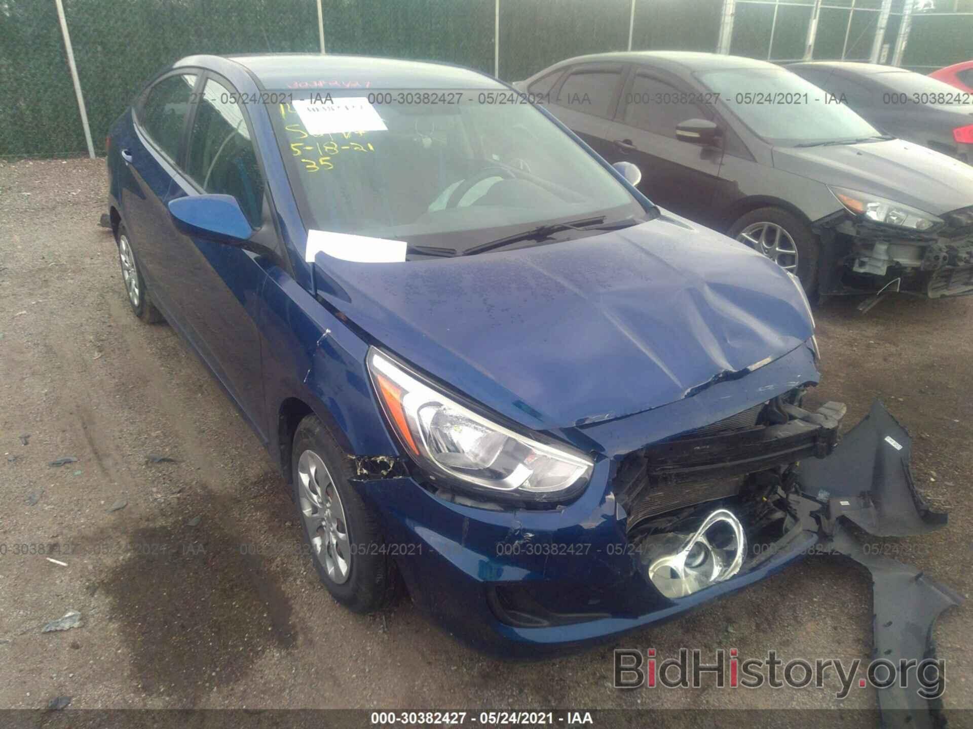 Photo KMHCT4AE9GU123820 - HYUNDAI ACCENT 2016