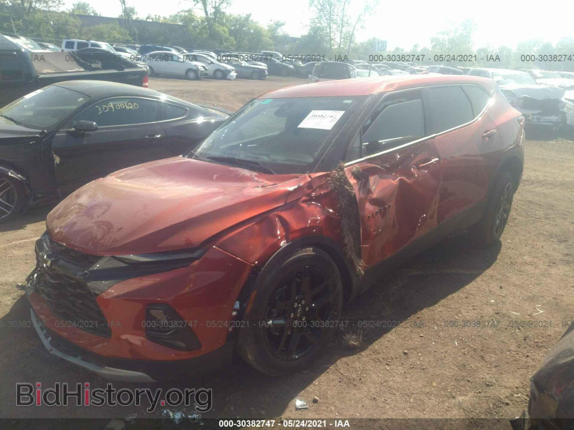 2021 CHEVROLET BLAZER - VIN: 3GNKBCR4XMS517080 - Фото 2