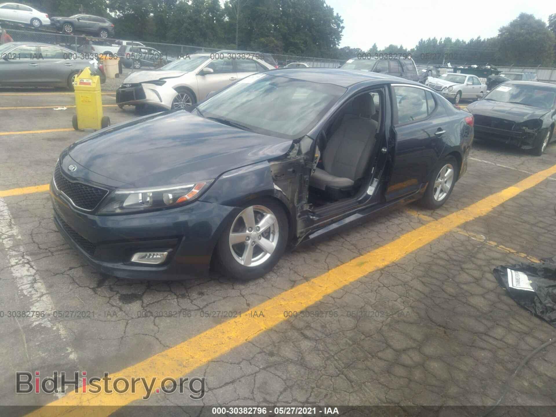 2015 KIA OPTIMA - VIN: KNAGM4A75F5590016 - Фото 2