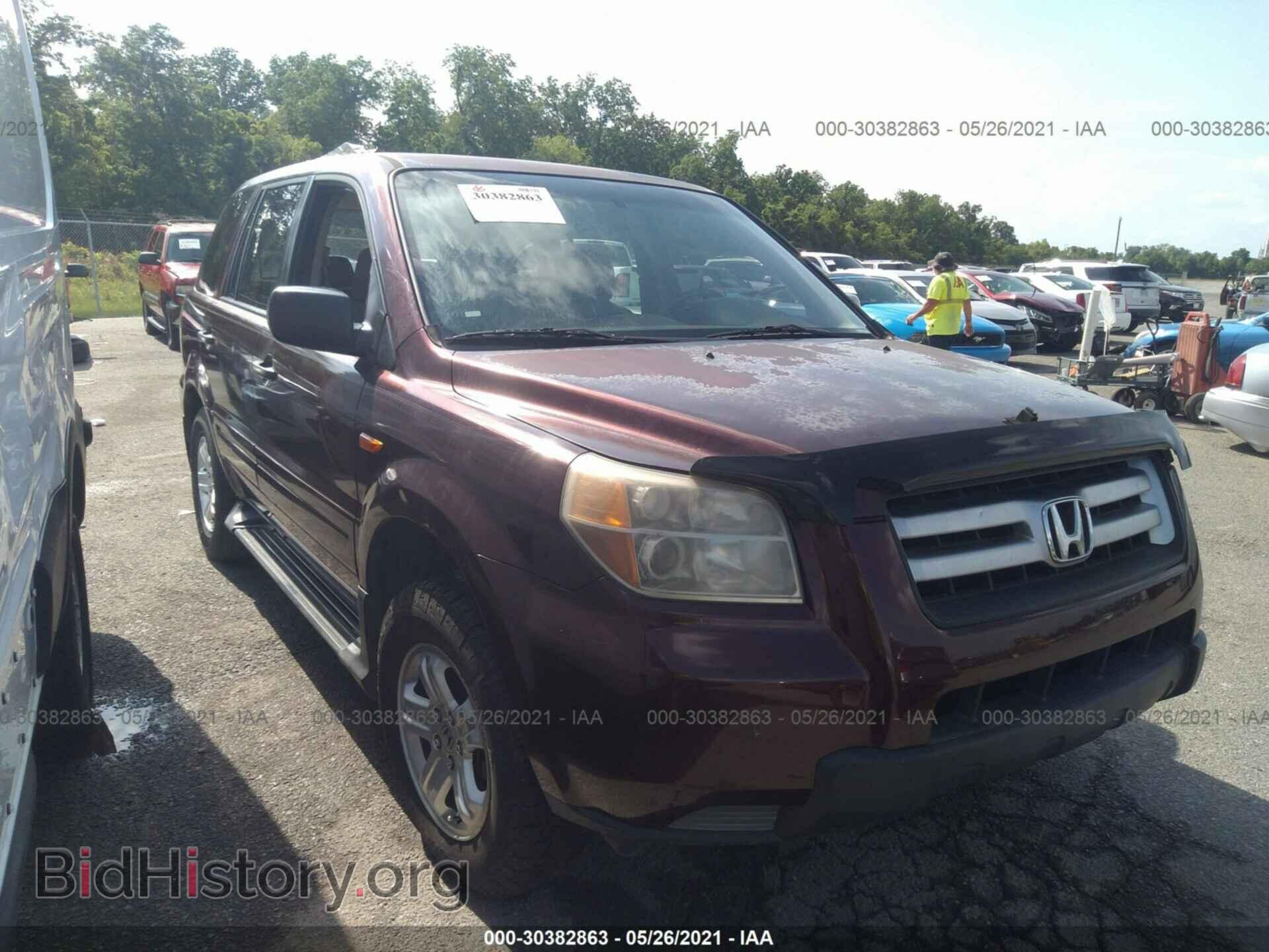 Photo 5FNYF28127B004816 - HONDA PILOT 2007