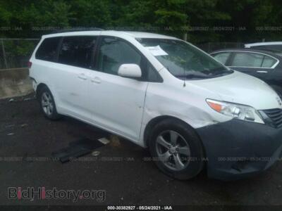 2011 Toyota SIENNA LE, белый — VIN 5TDKK3DCXBS034150, IAAI