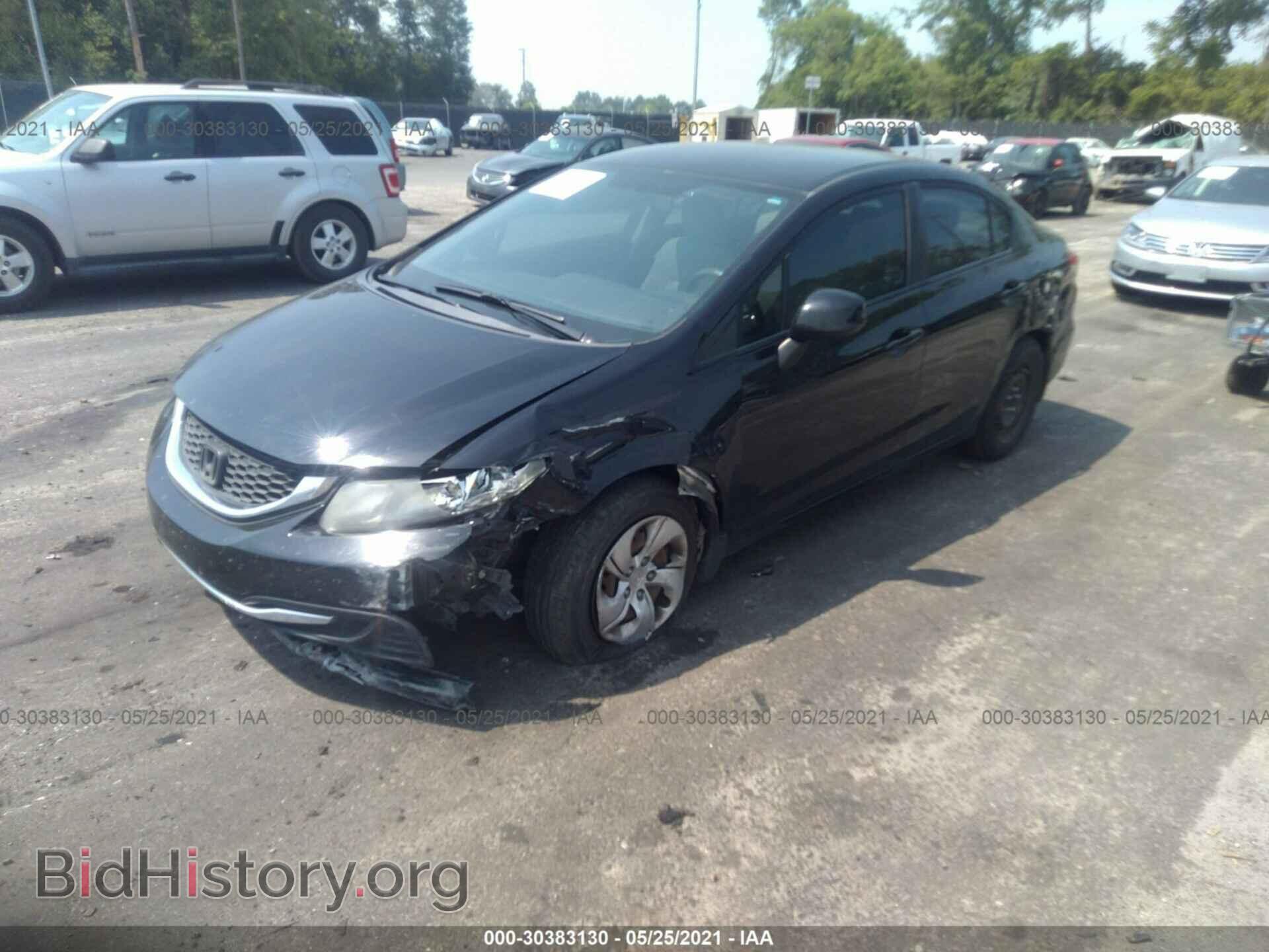 2013 HONDA CIVIC SDN - VIN: 19XFB2F56DE007440 - Фото 2