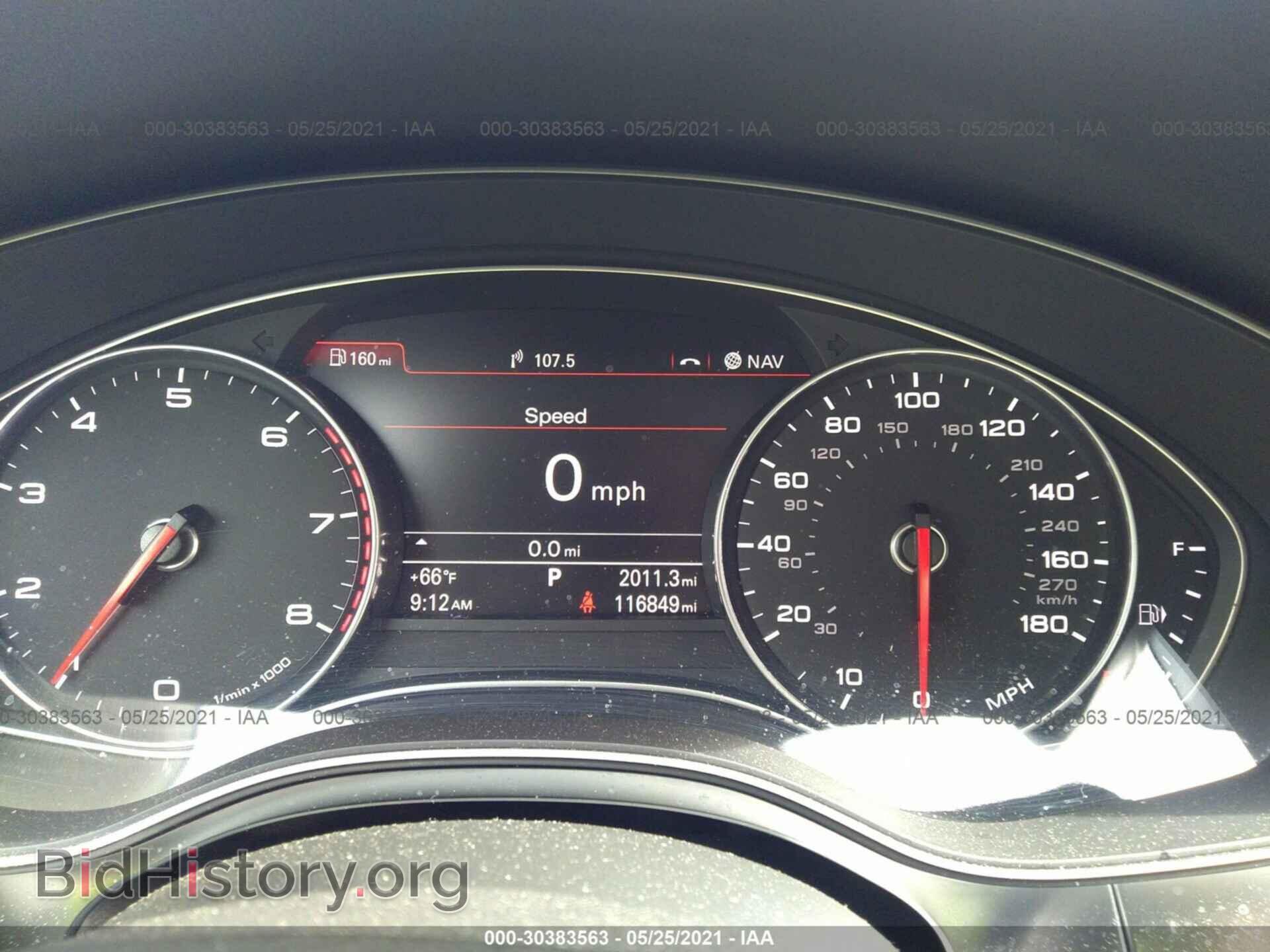 2013 AUDI A6 - VIN: WAUGFAFC3DN030054 - Фото 7