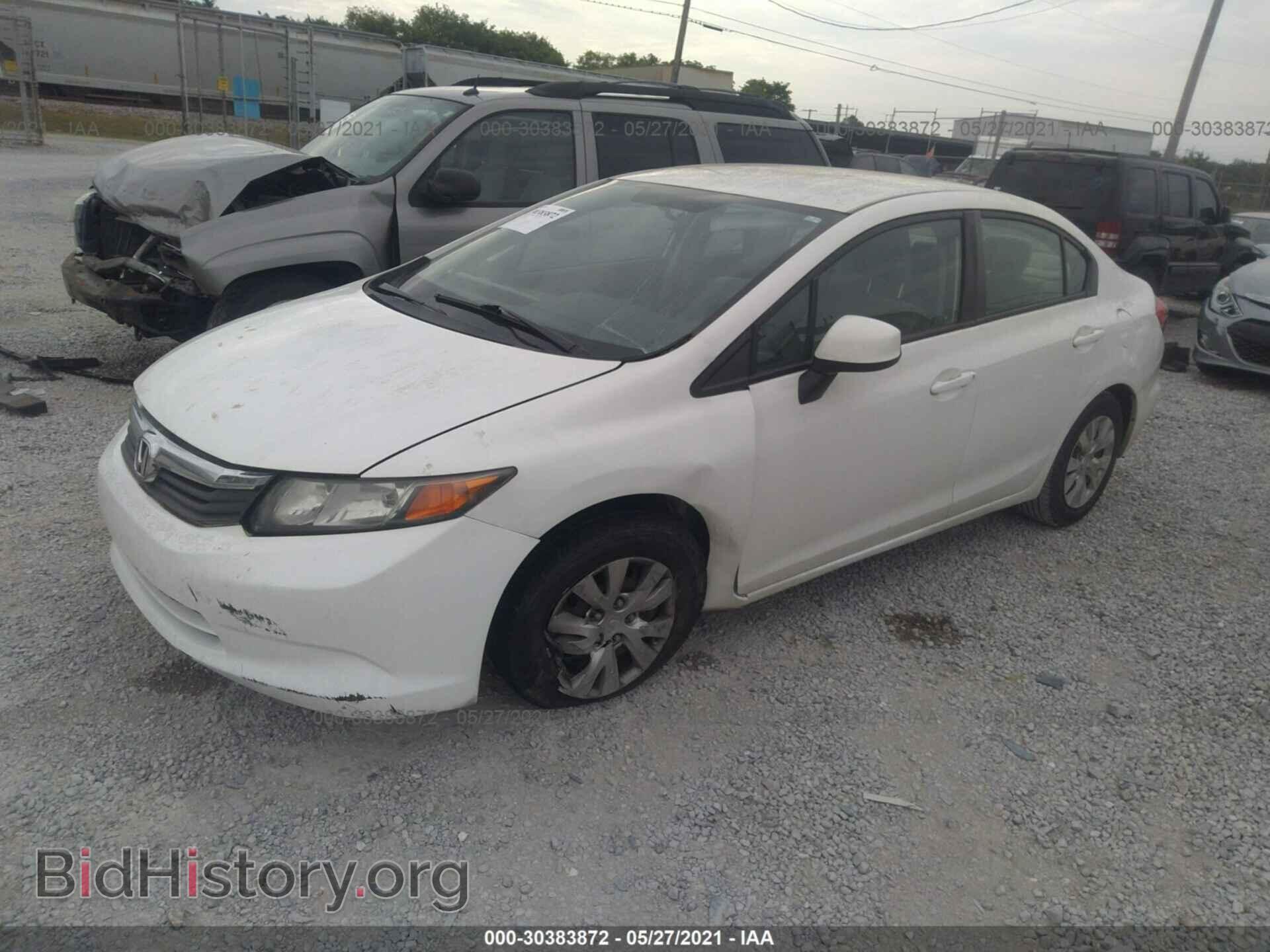 2012 HONDA CIVIC SDN - VIN: 19XFB2F55CE101209 - Фото 2