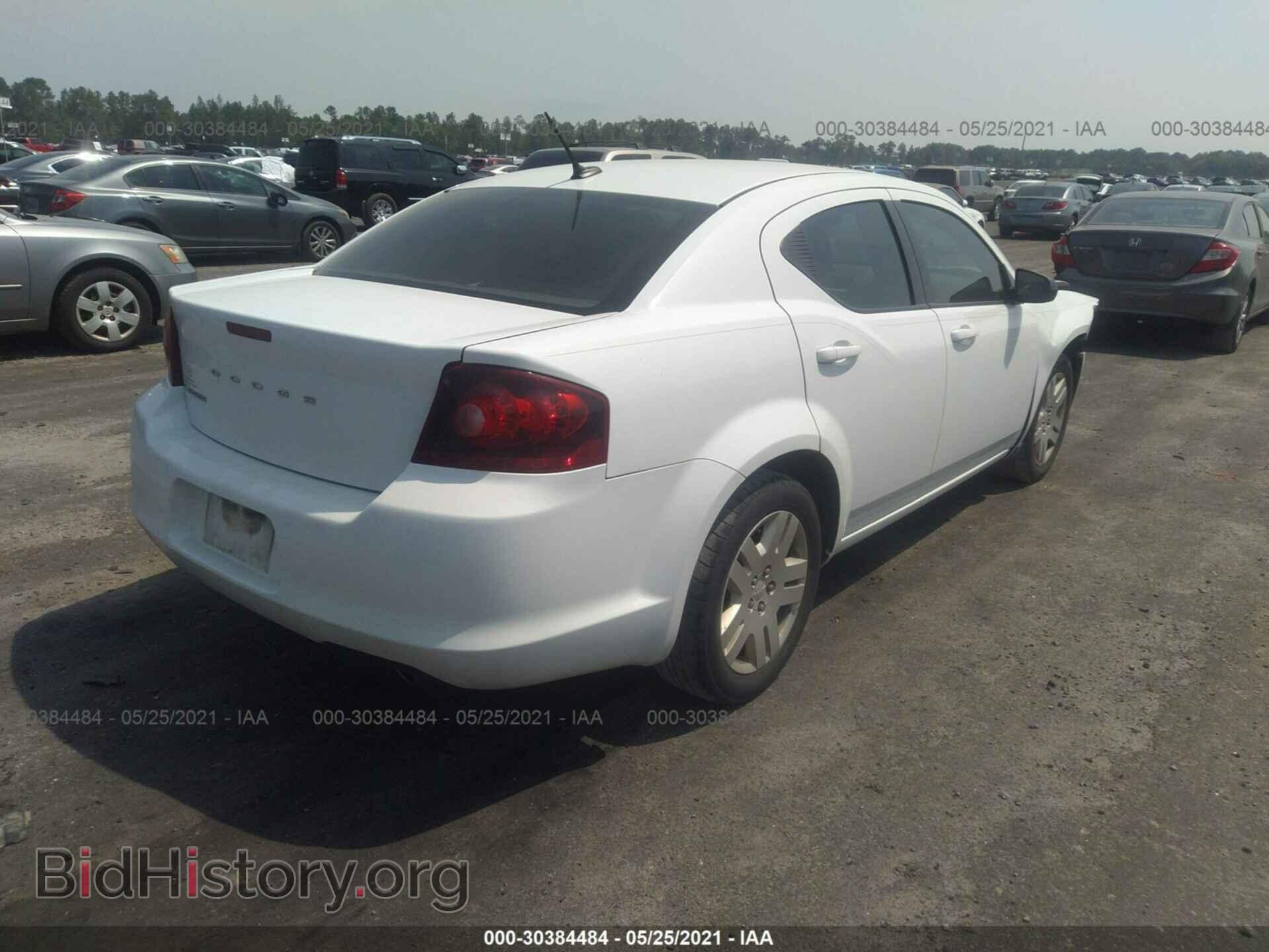 2014 DODGE AVENGER - VIN: 1C3CDZAG2EN222474 - Фото 4