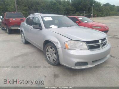2012 Dodge AVENGER SE, silver — VIN 1C3CDZAB2CN227482, IAAI