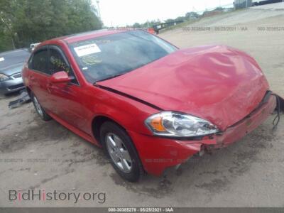 2009 Chevrolet IMPALA 3.5L LT, red — VIN 2G1WT57K091306101, IAAI