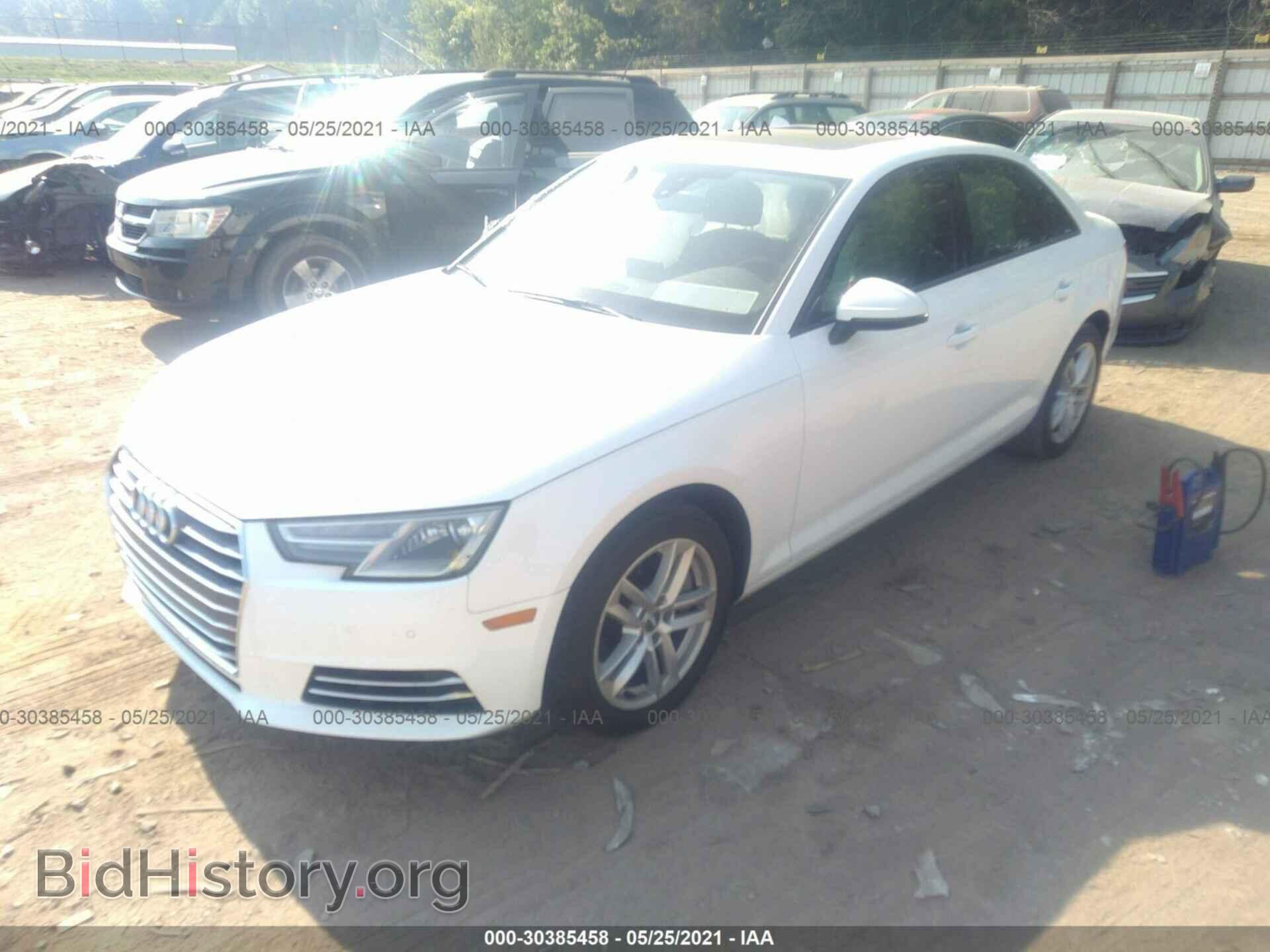2017 AUDI A4 - VIN: WAUGNAF48HN003322 - Фото 2