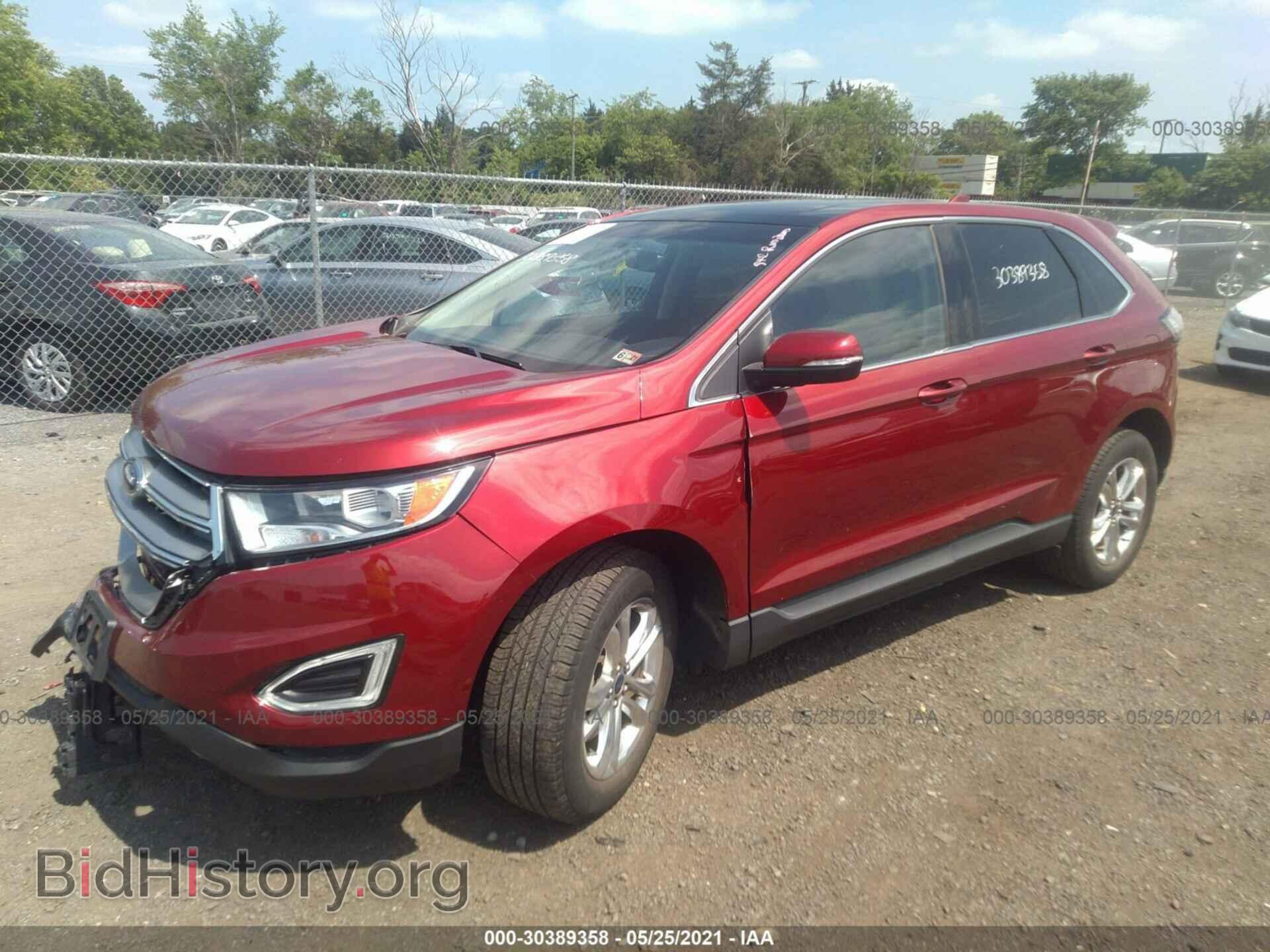 2015 FORD EDGE - VIN: 2FMTK4J89FBC37530 - Фото 2