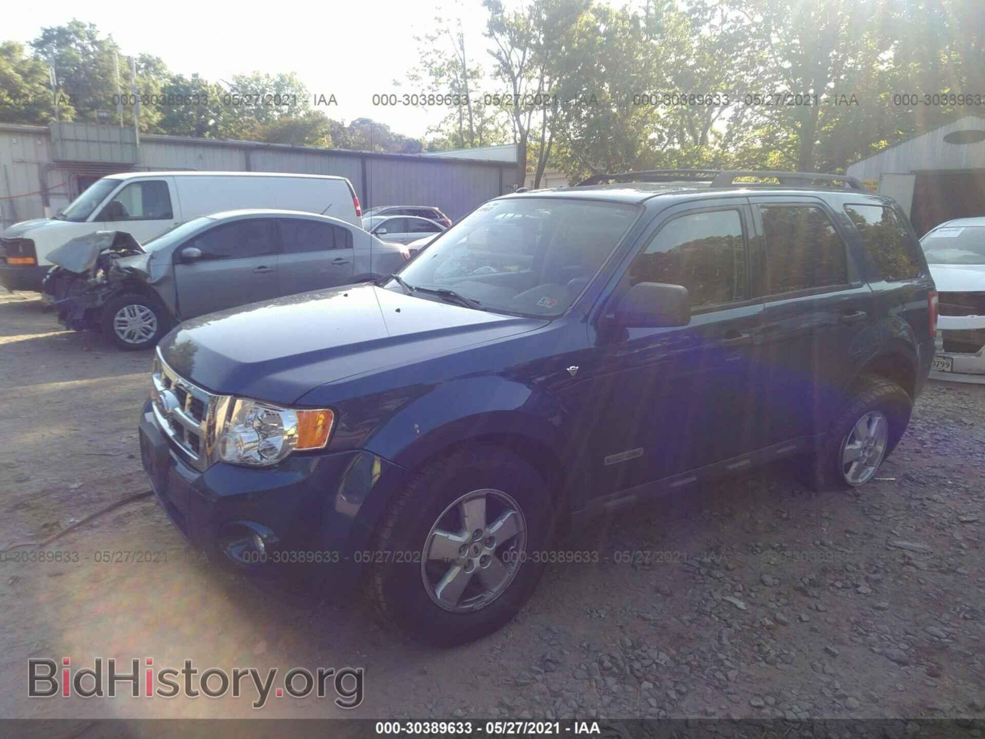 2008 FORD ESCAPE - VIN: 1FMCU03108KA72933 - Фото 2