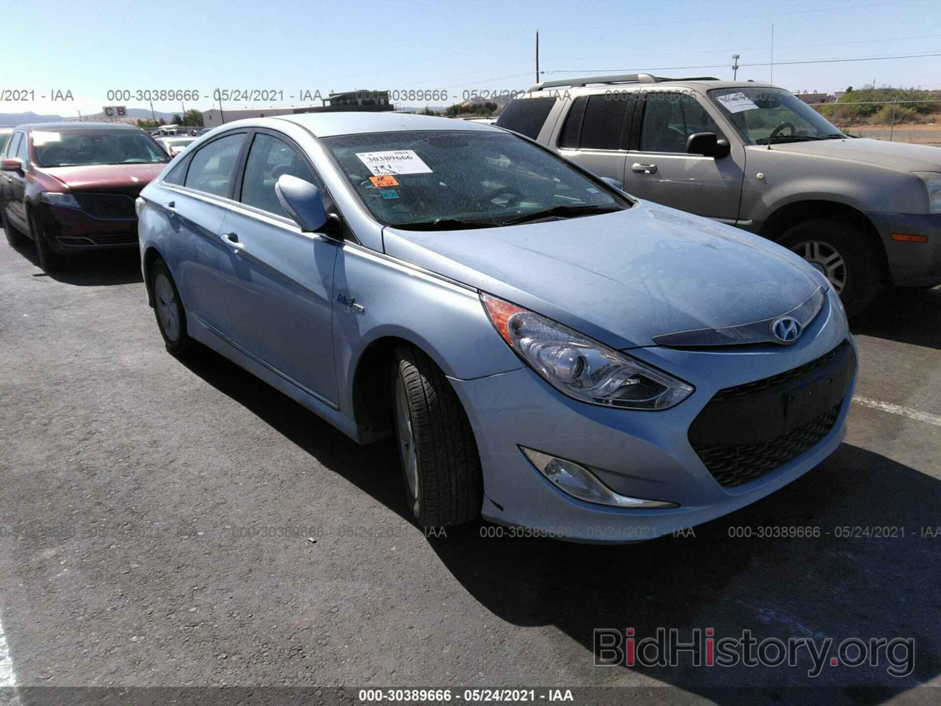 Photo KMHEC4A46DA075254 - HYUNDAI SONATA HYBRID 2013