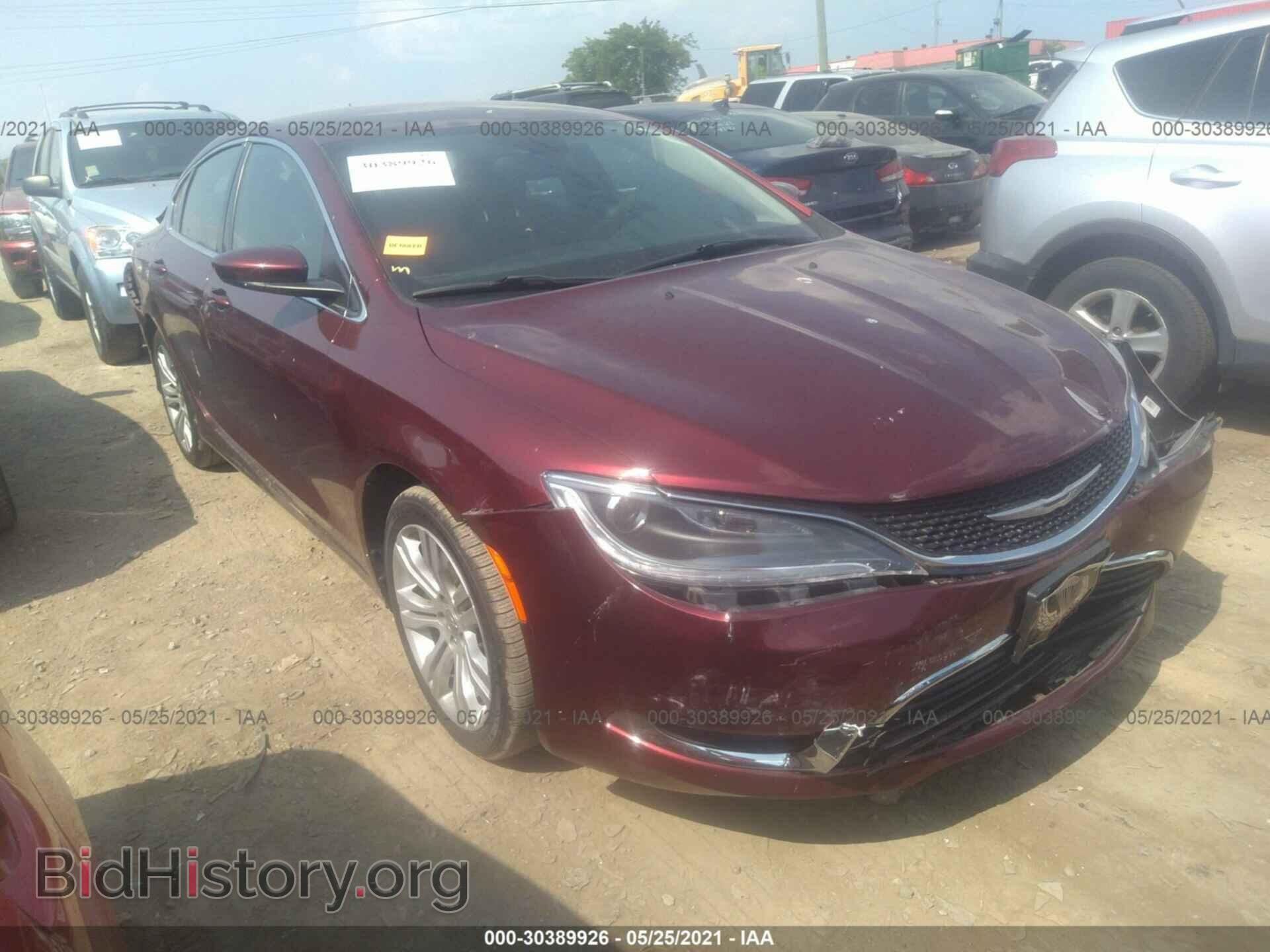 Фотография 1C3CCCAB2FN558759 - CHRYSLER 200 2015